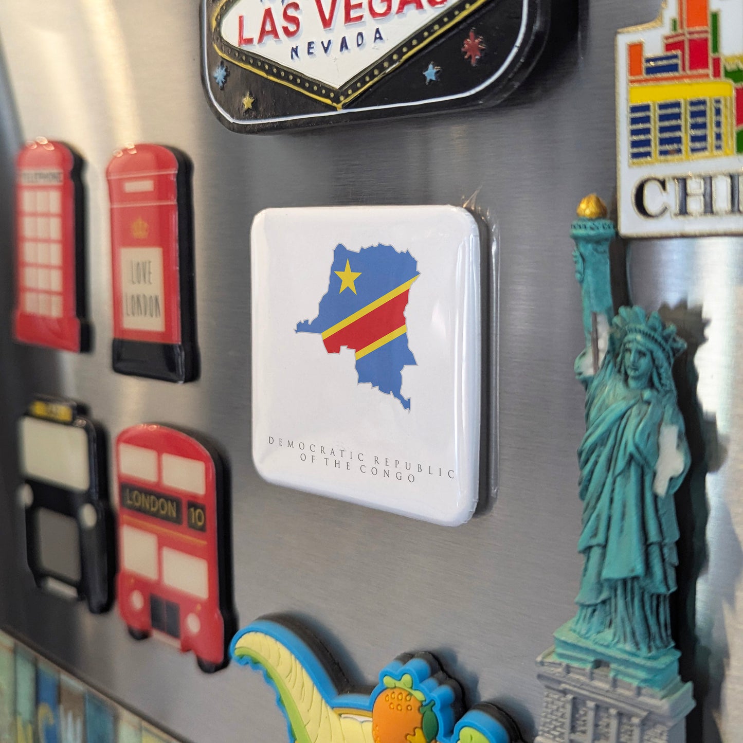 Democratic Republic of The Congo Fridge Magnet - PhiloPerse