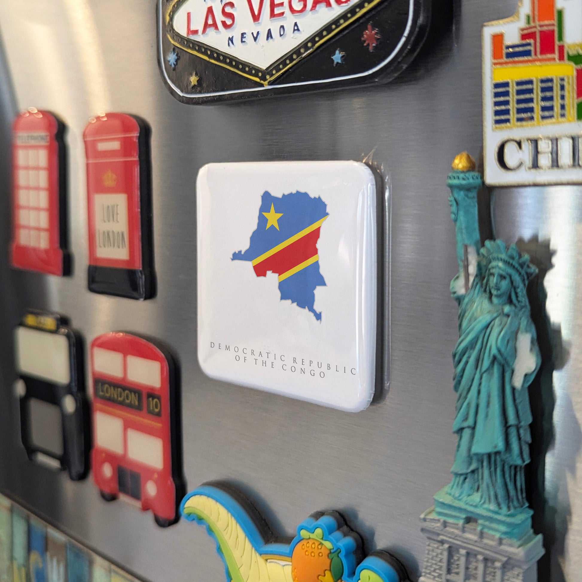 Democratic Republic of The Congo Fridge Magnet - PhiloPerse