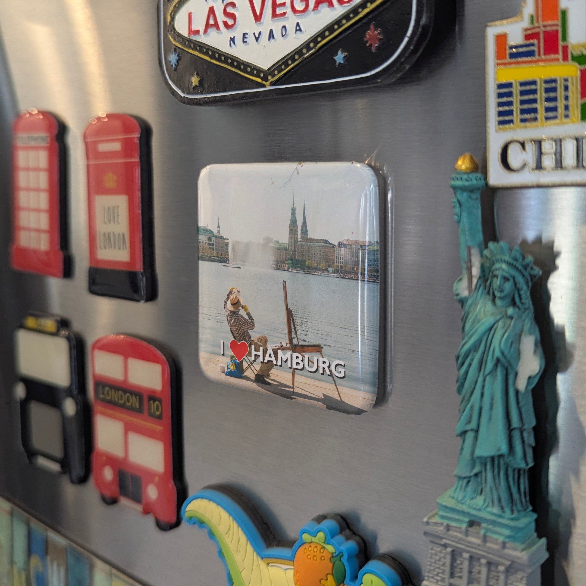 I Love Hamburg Fridge Magnet - PhiloPerse