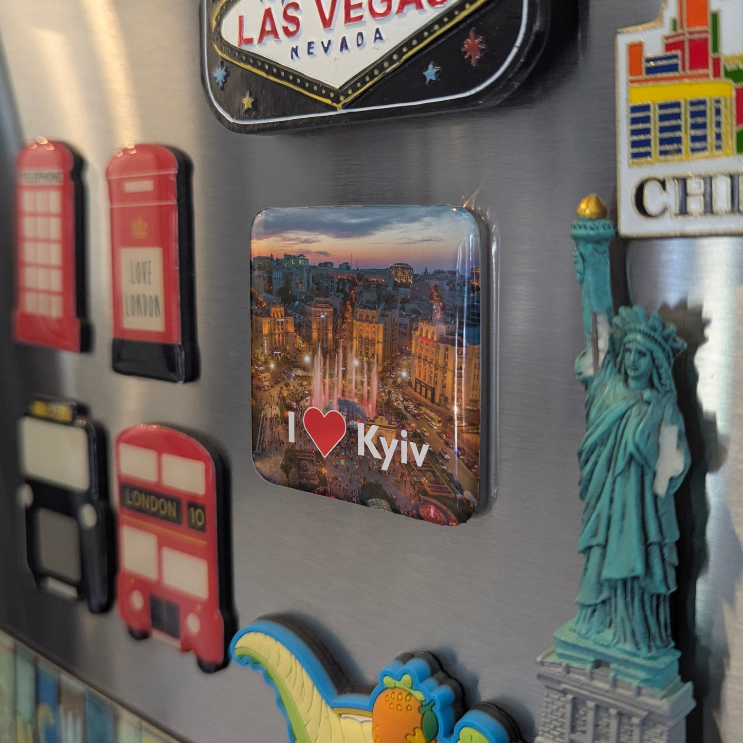 I Love Kyiv Fridge Magnet - PhiloPerse