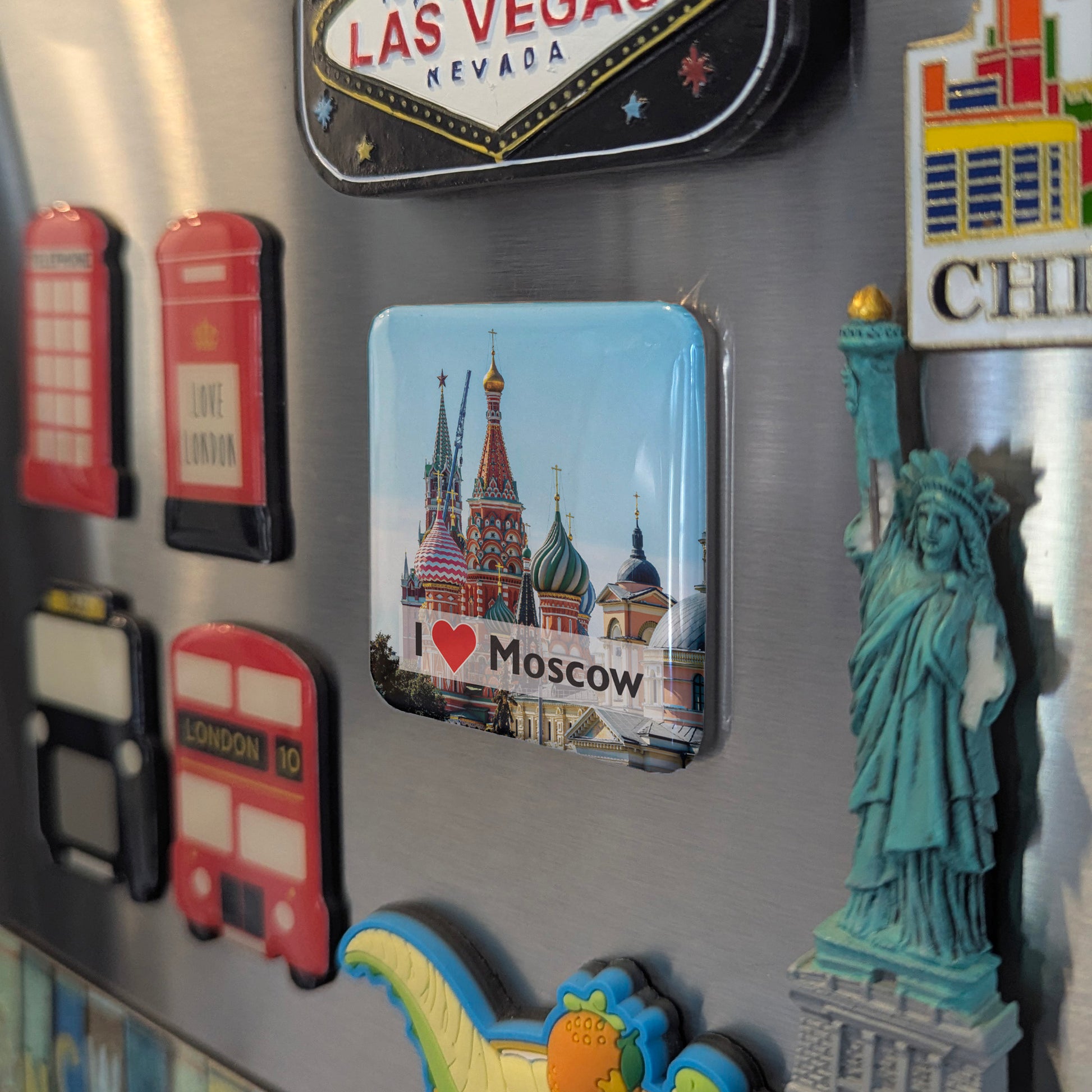 I Love Moscow Fridge Magnet - PhiloPerse