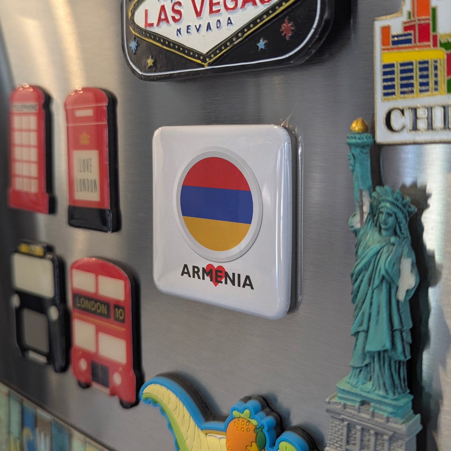 I Love Armenia Fridge Magnet - PhiloPerse