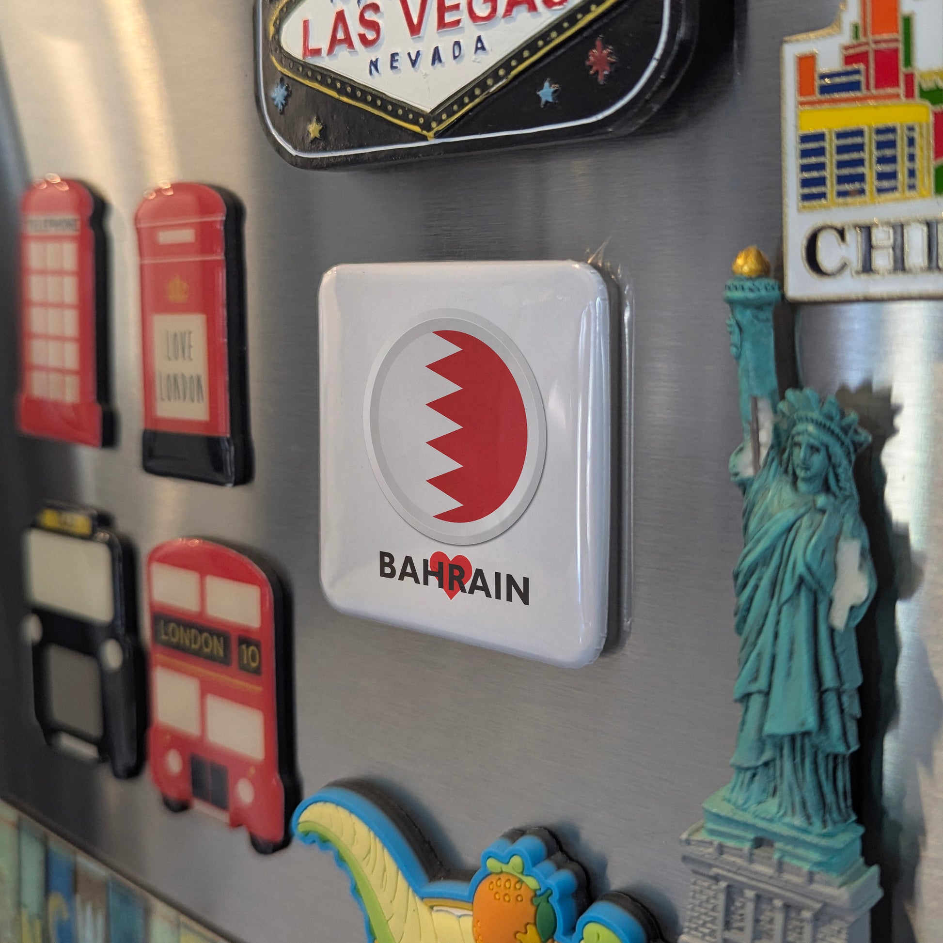 I Love Bahrain Fridge Magnet - PhiloPerse