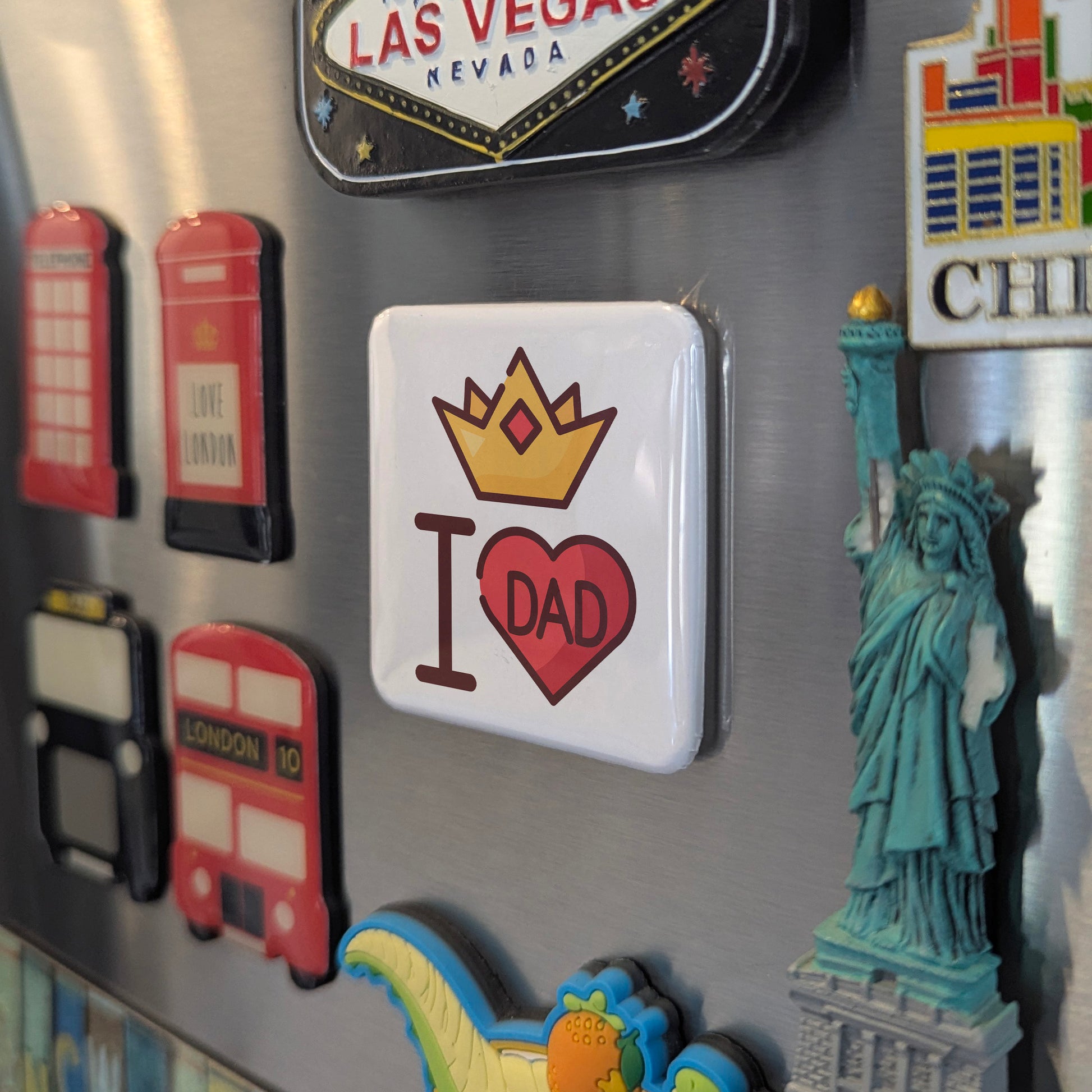 I Love DAD Fridge Magnet - PhiloPerse