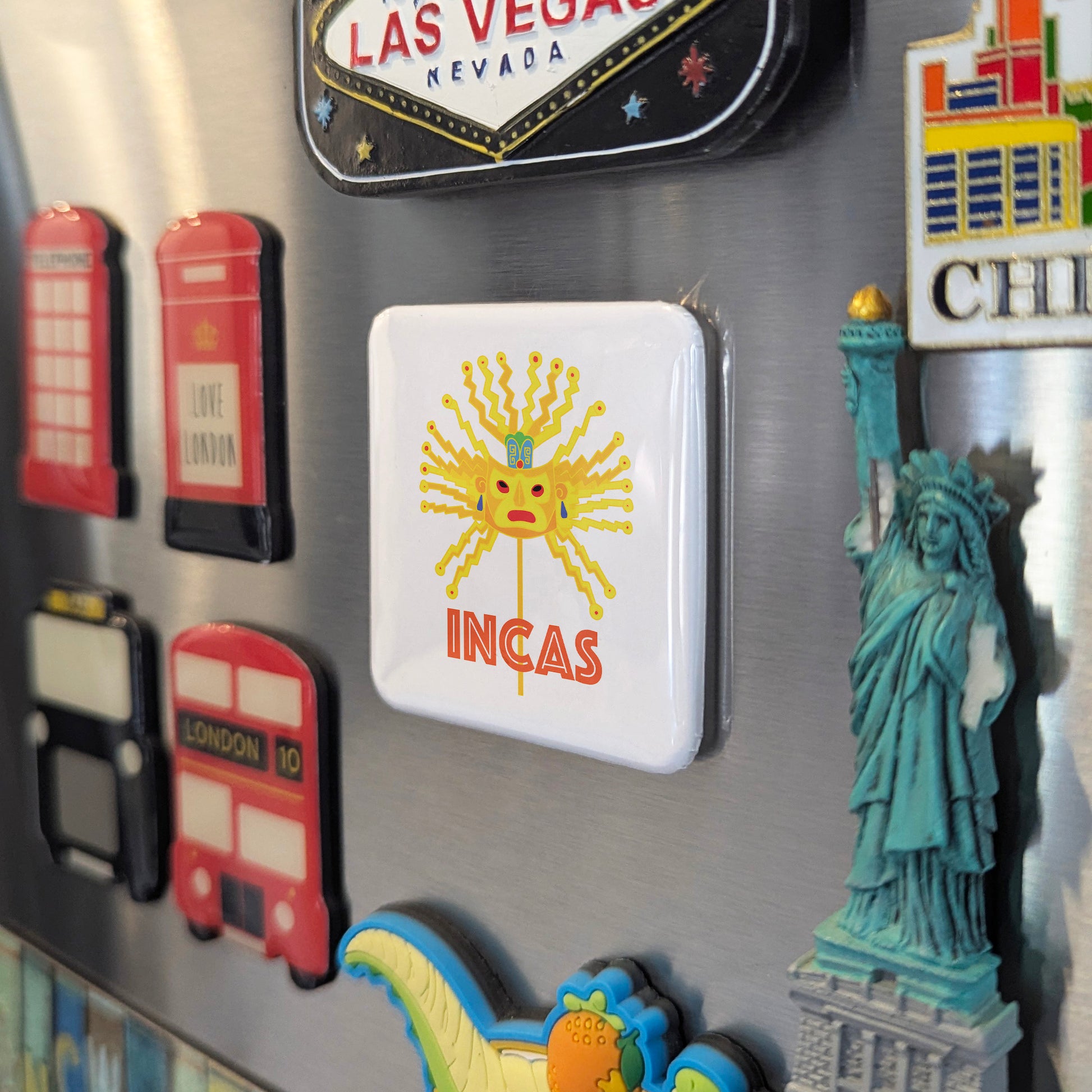 Inca Mask Fridge Magnet - PhiloPerse