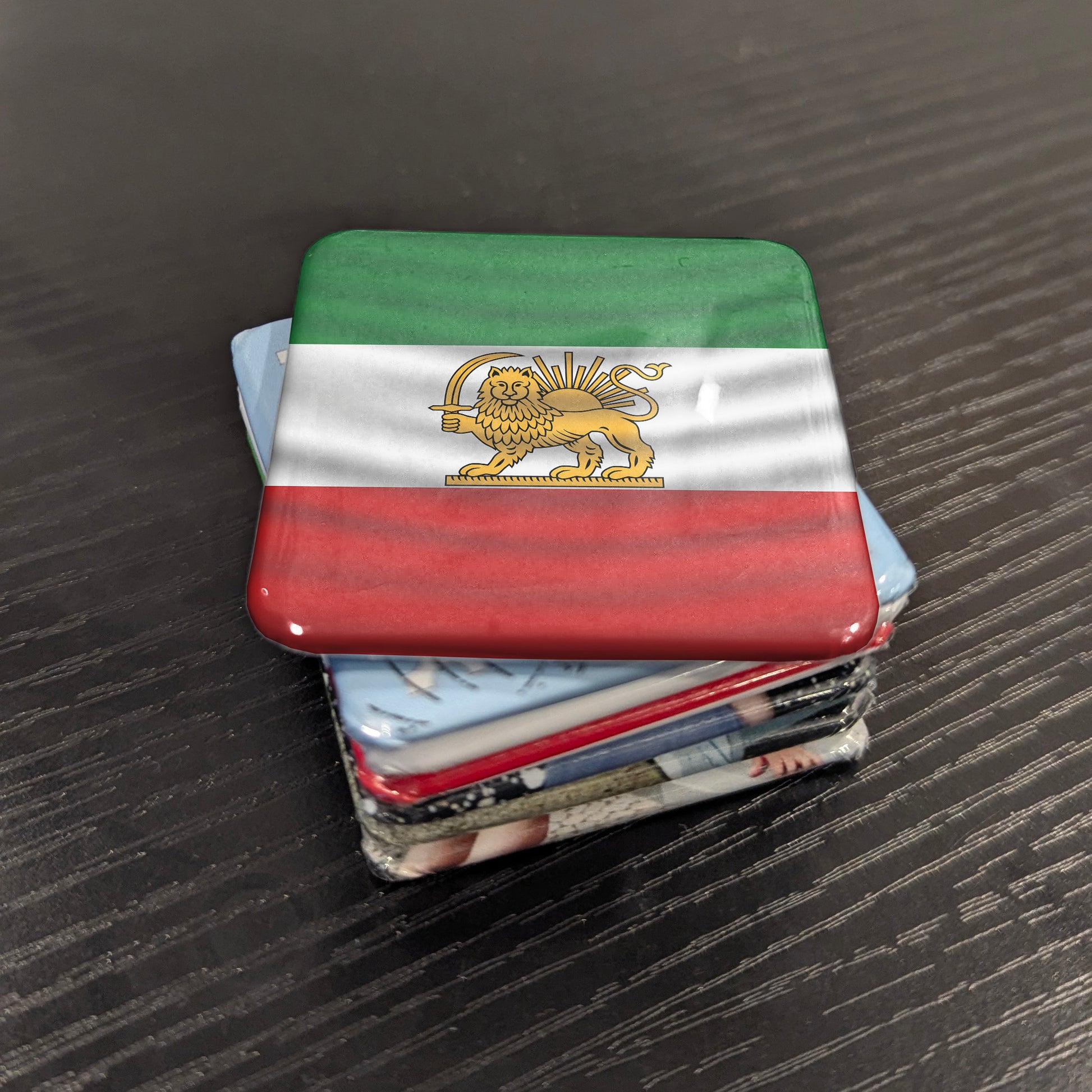 Imperial Flag of Iran Fridge Magnet - PhiloPerse