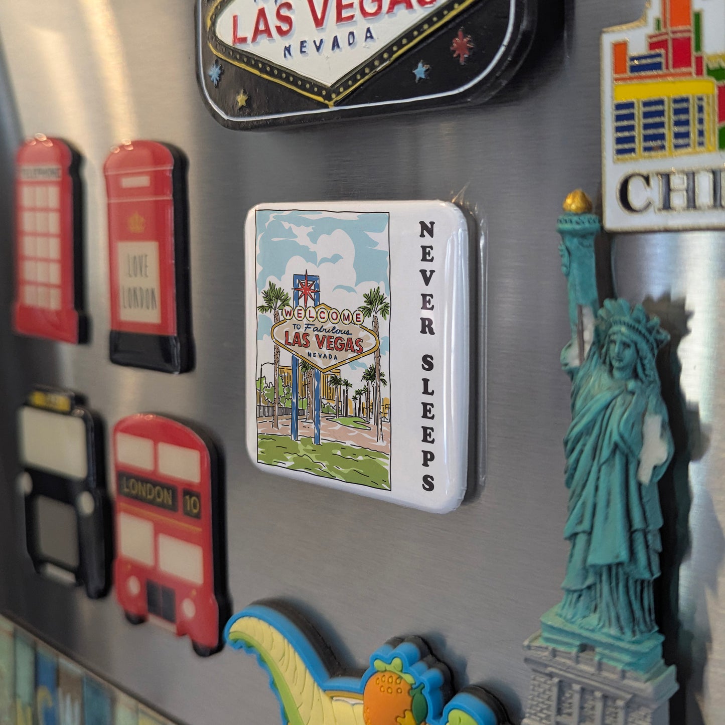 Las Vegas Fridge Magnet