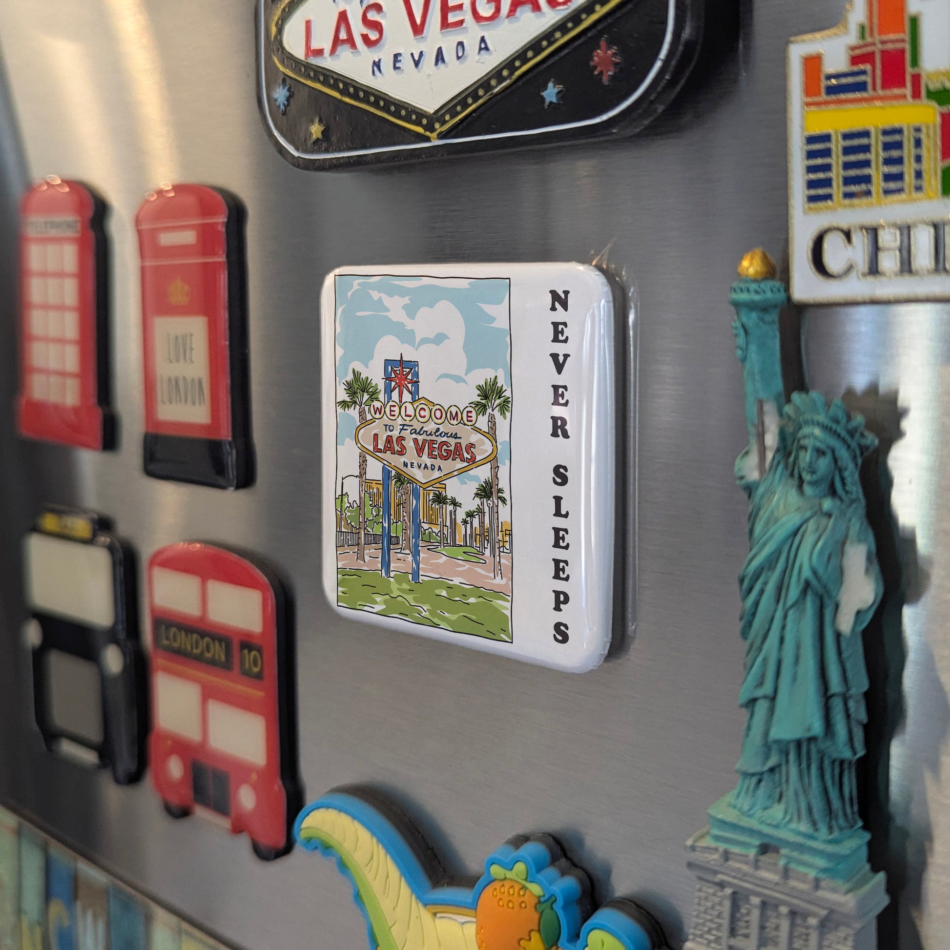 Las Vegas Fridge Magnet