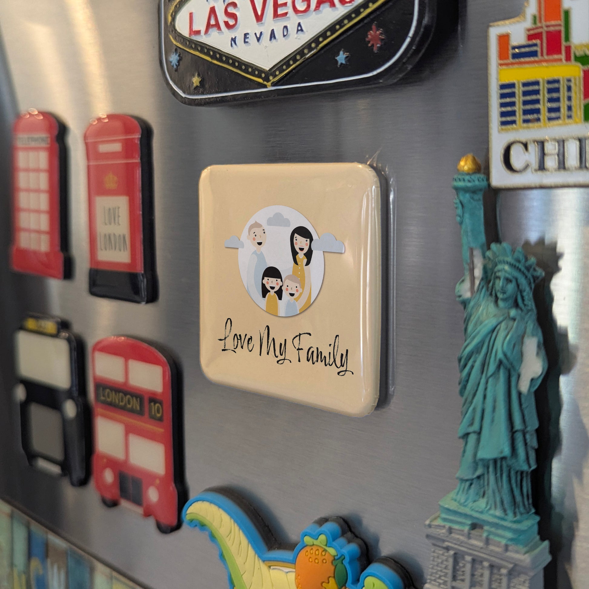 Love my Family V.2 Fridge Magnet - PhiloPerse