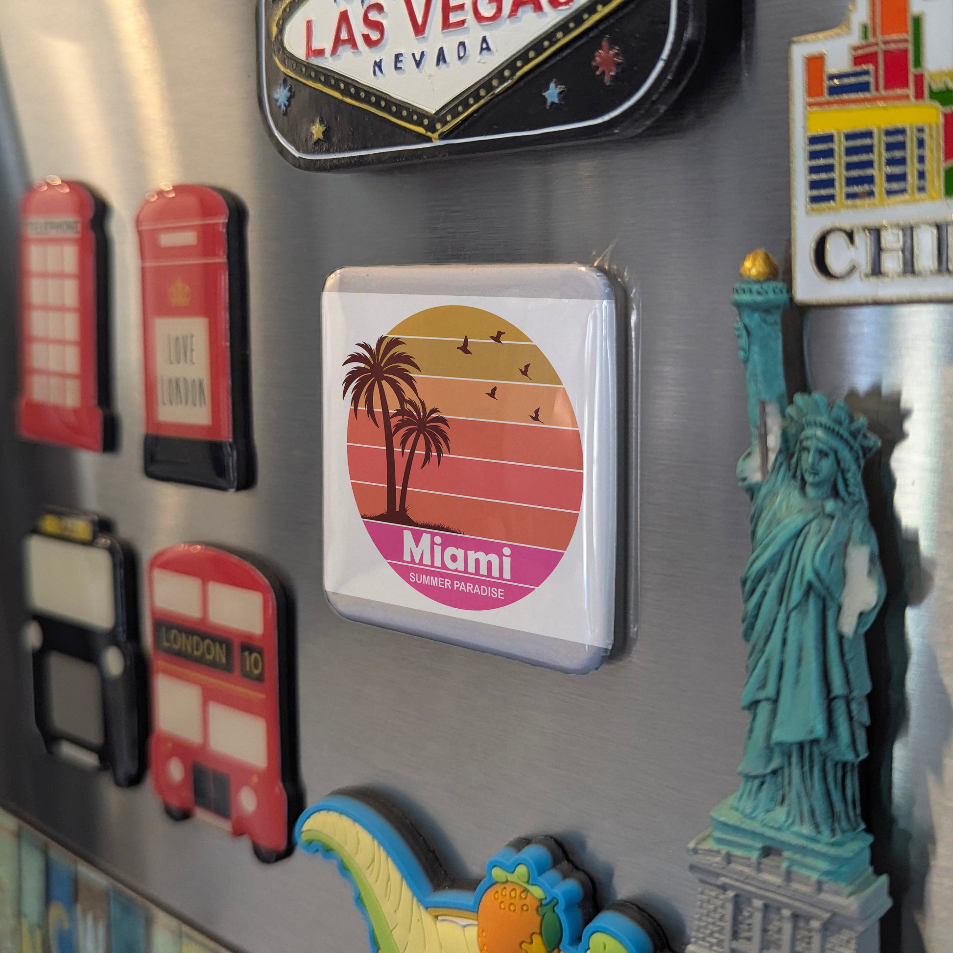 Miami Fridge Magnet - PhiloPerse