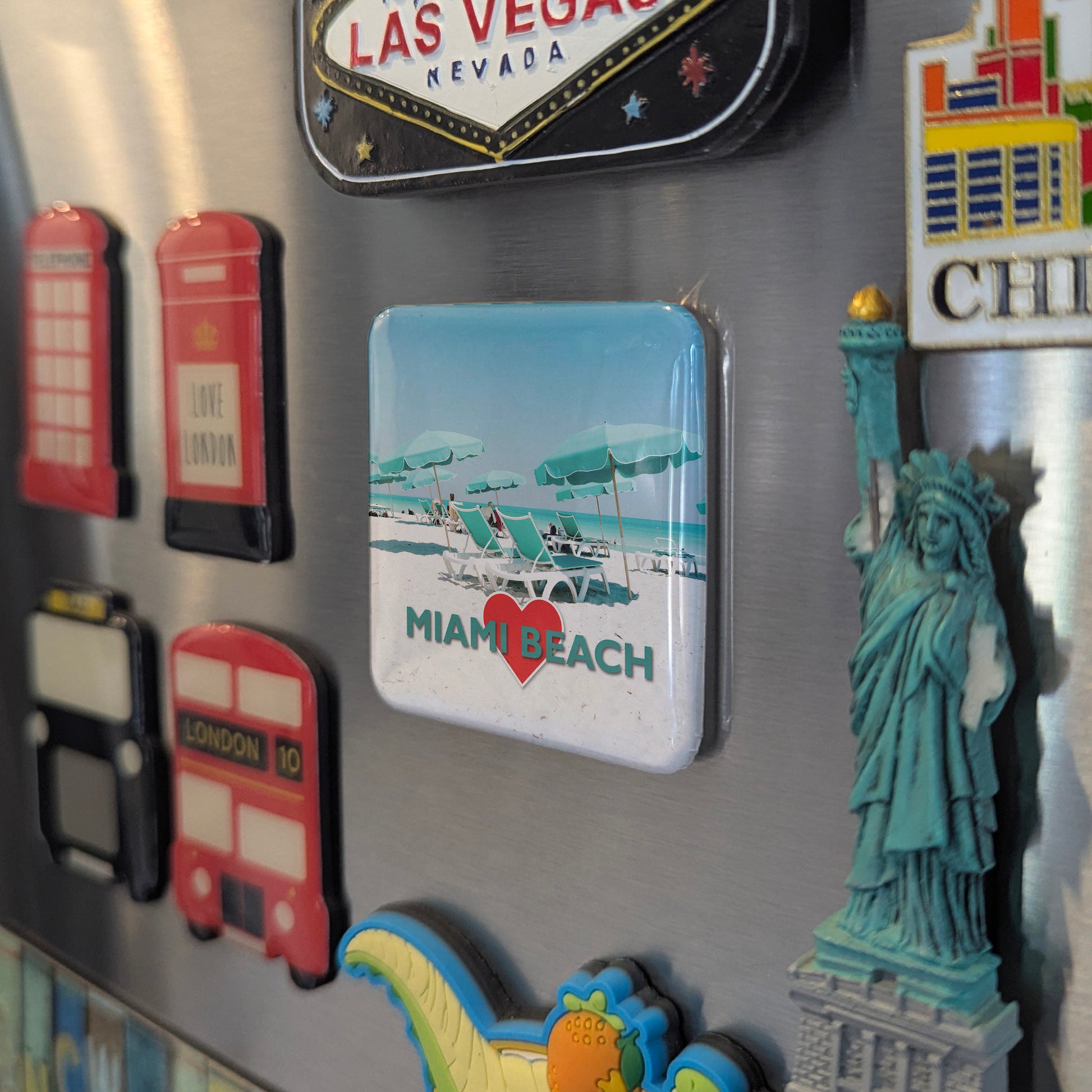 Miami Beach Fridge Magnet - PhiloPerse
