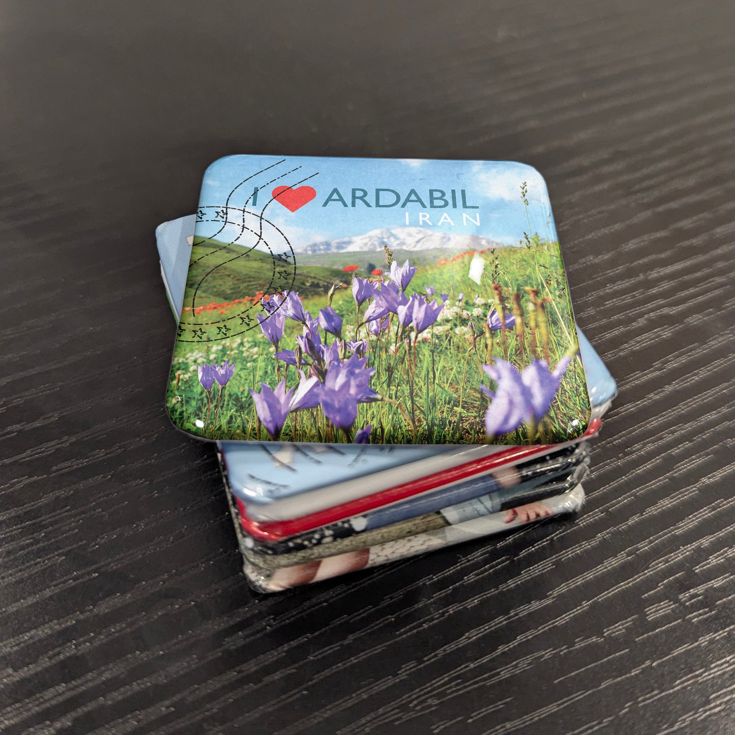 Imán para nevera "Me encanta Ardabil"