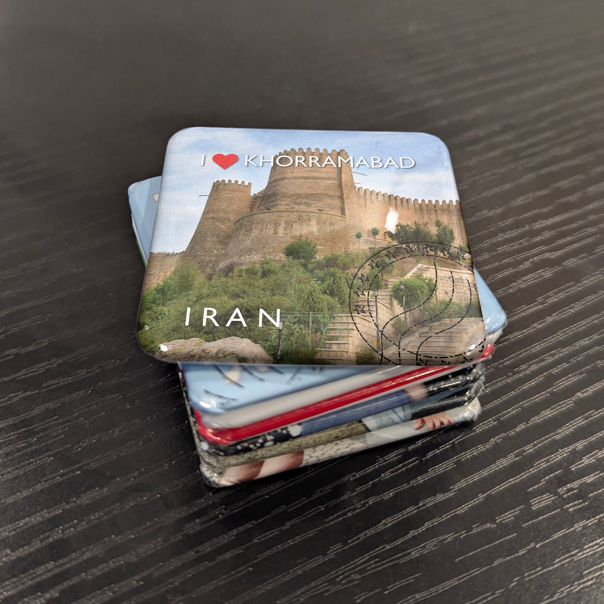 I Love Khorramabad Fridge Magnet - PhiloPerse