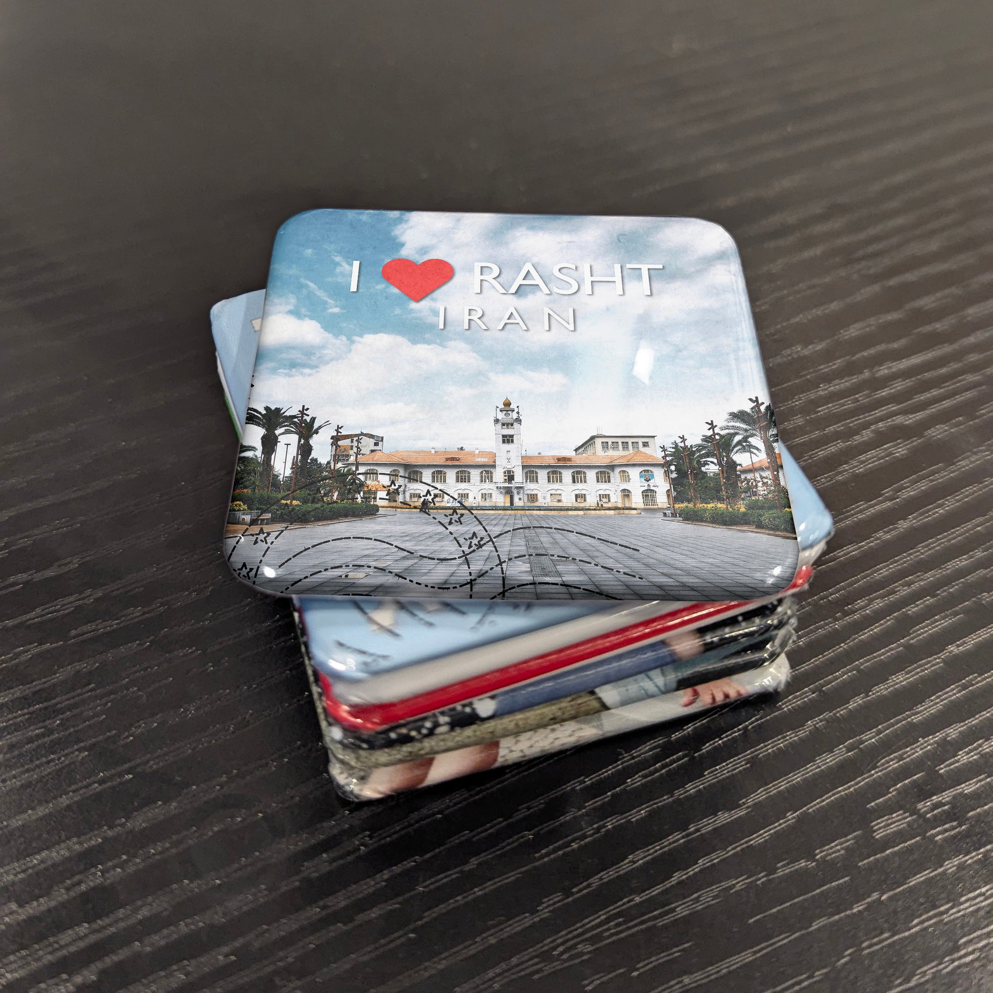 I Love Rasht Fridge Magnet - PhiloPerse