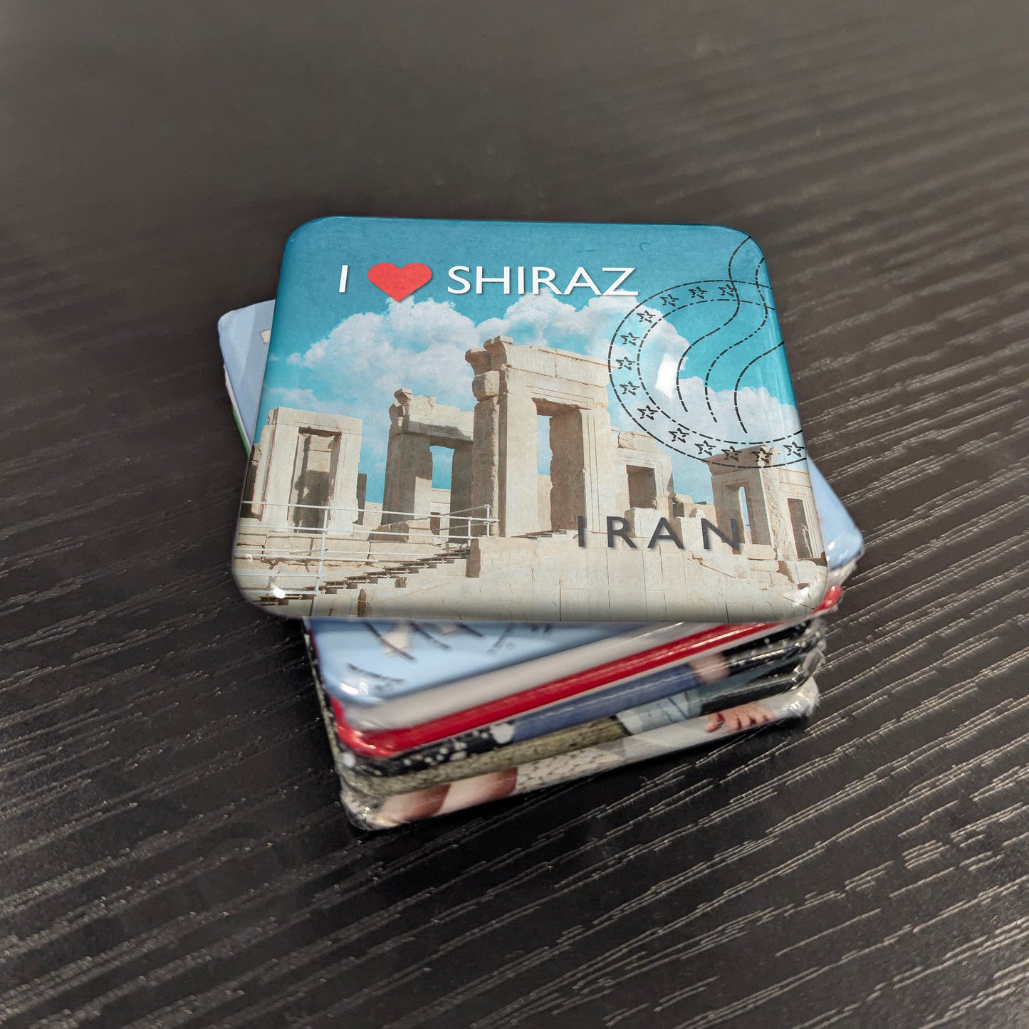 I Love Shiraz Fridge Magnet - PhiloPerse