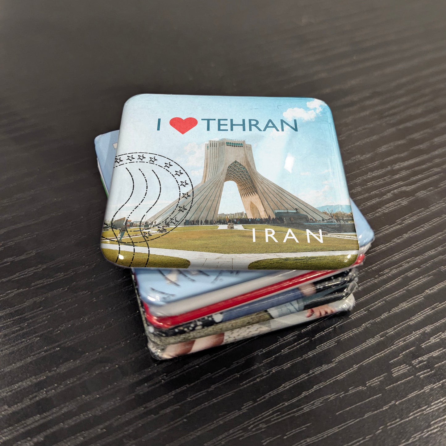 I Love Tehran V.1 Fridge Magnet - PhiloPerse