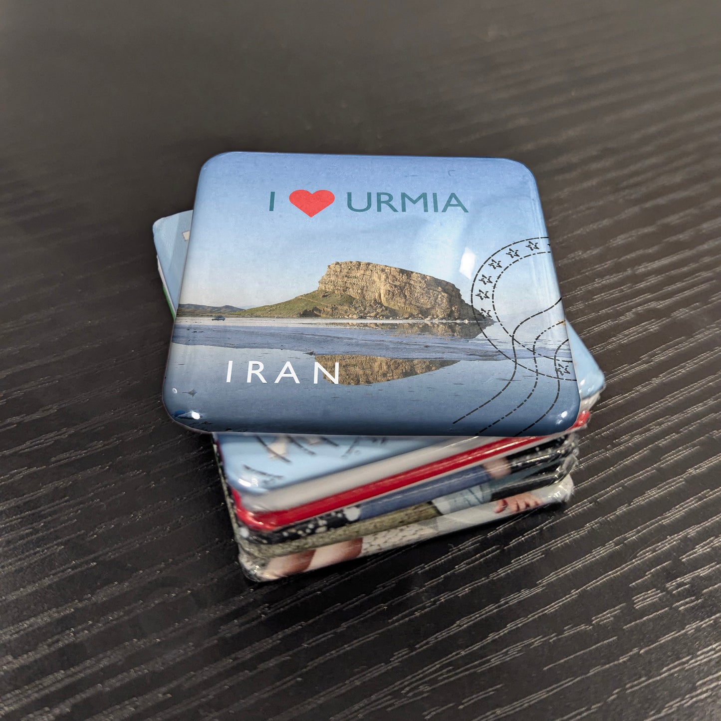 Imán para nevera "Amo Urmia"