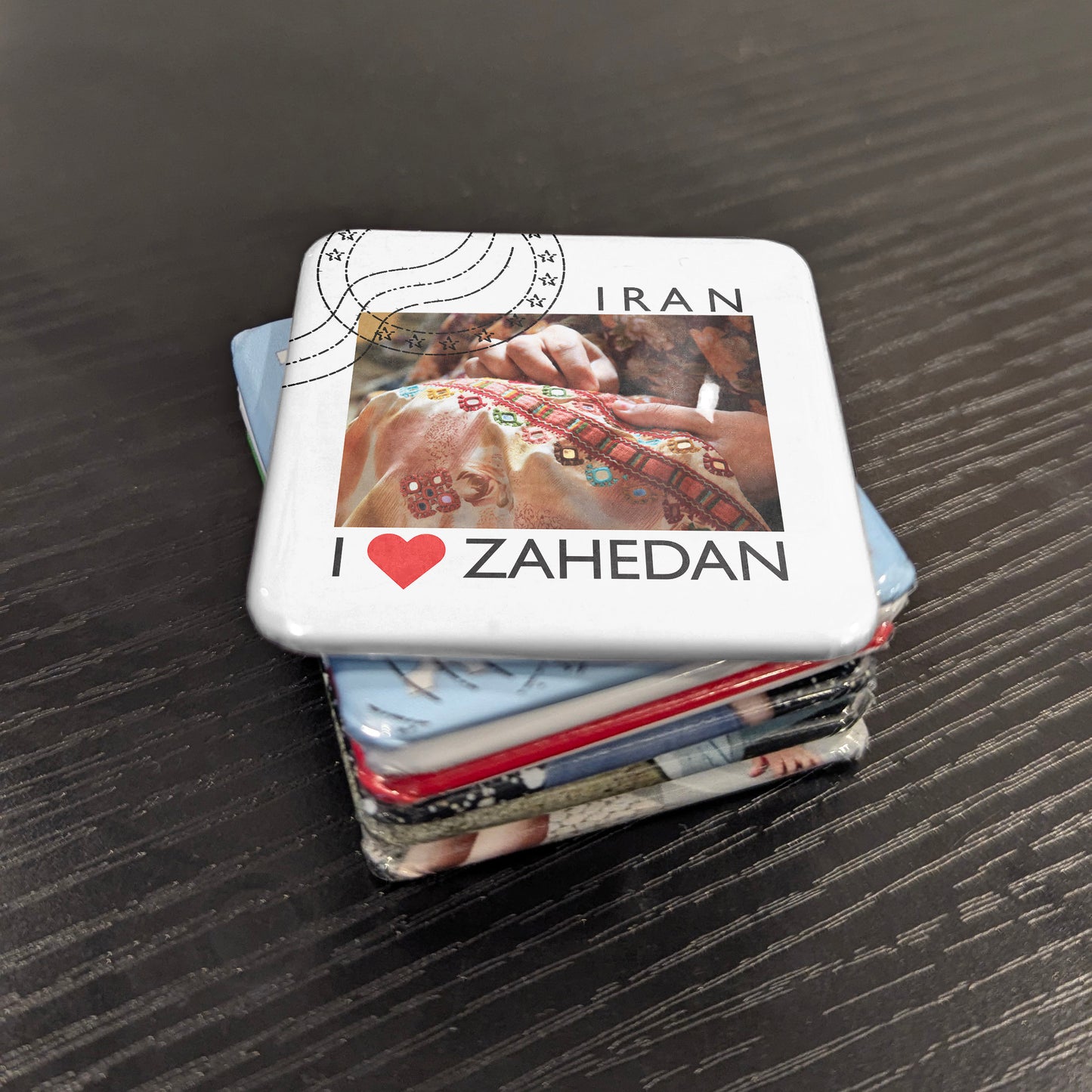 Imán para nevera "Amo a Zahedan"