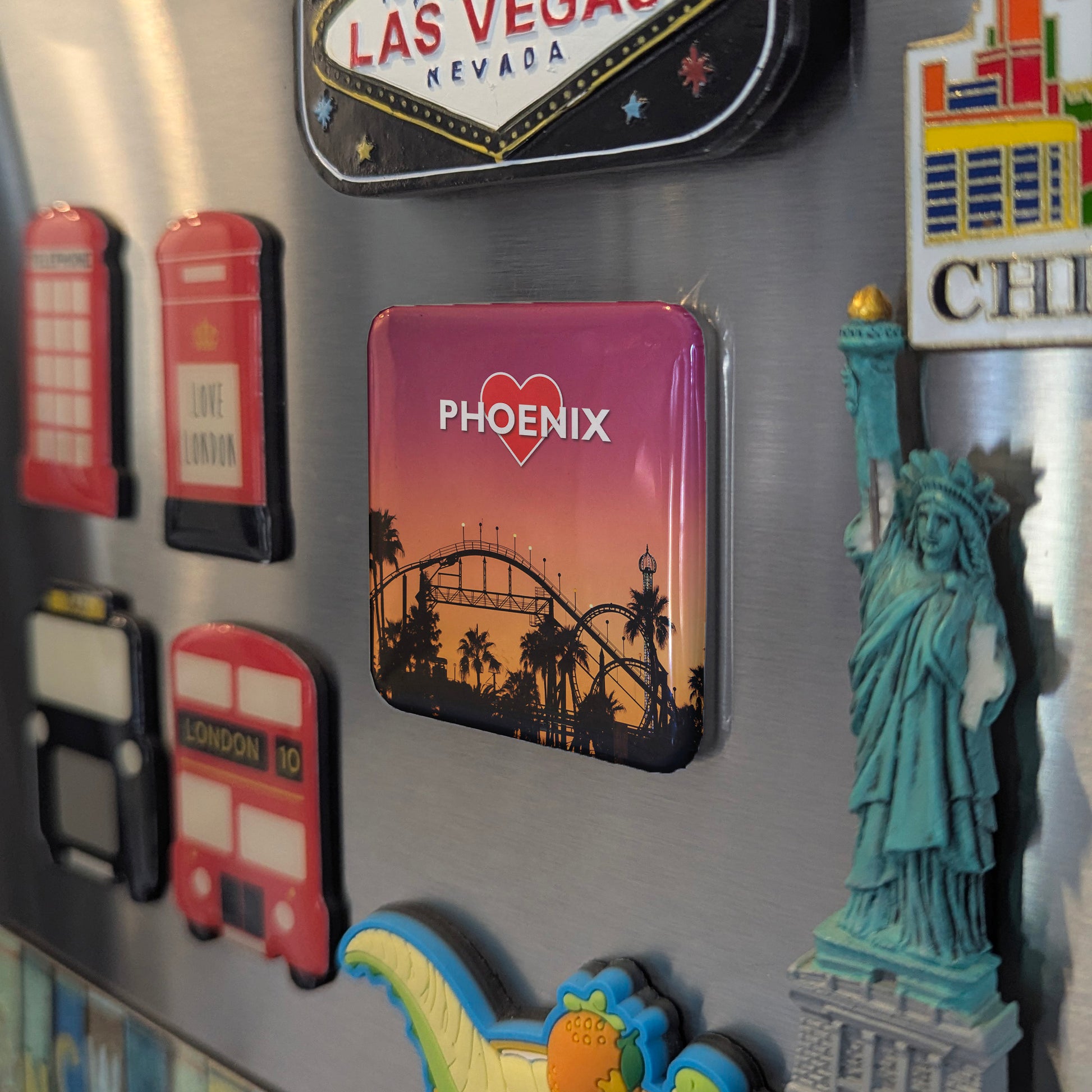 Phoenix View Fridge Magnet - PhiloPerse