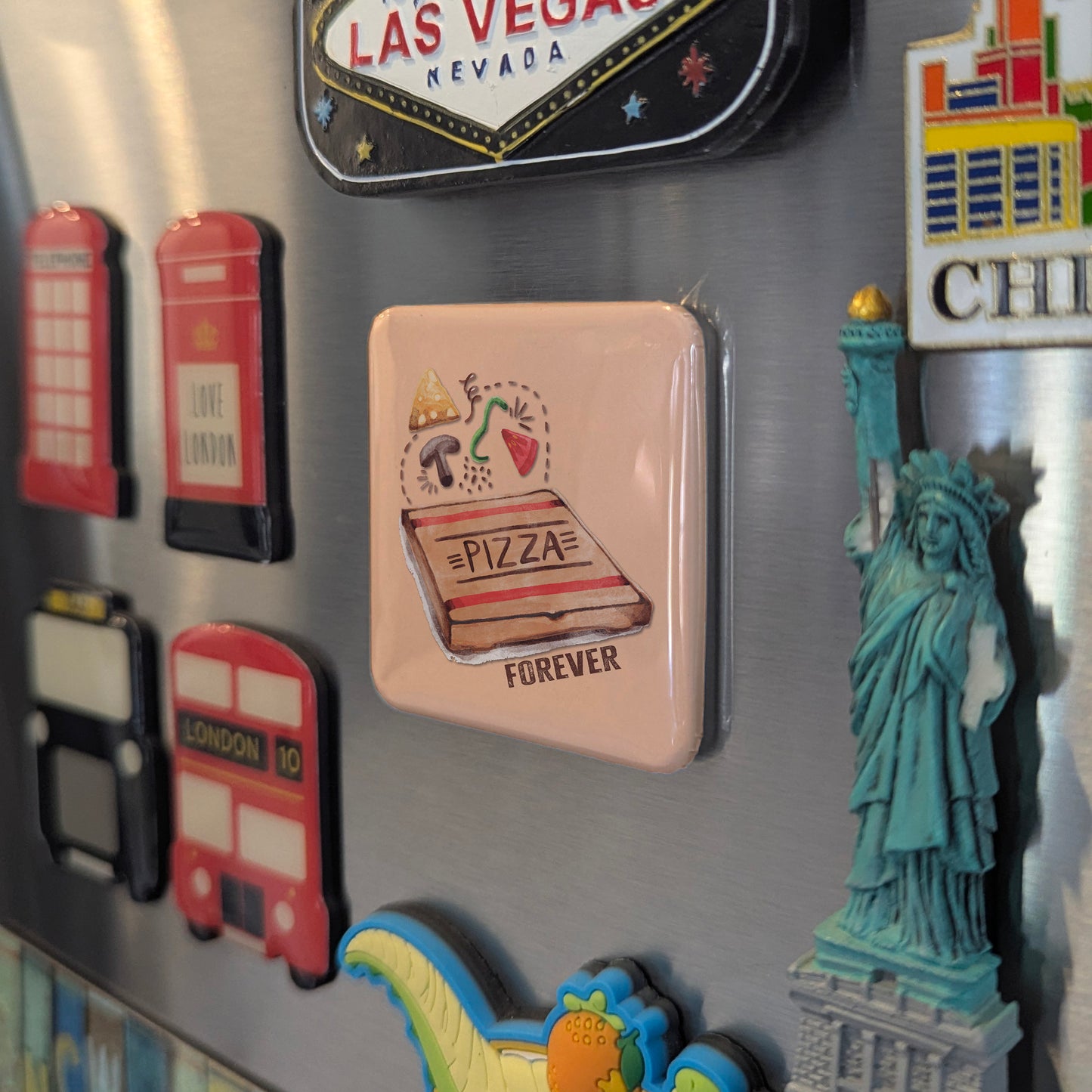 Pizza Forever Fridge Magnet - PhiloPerse