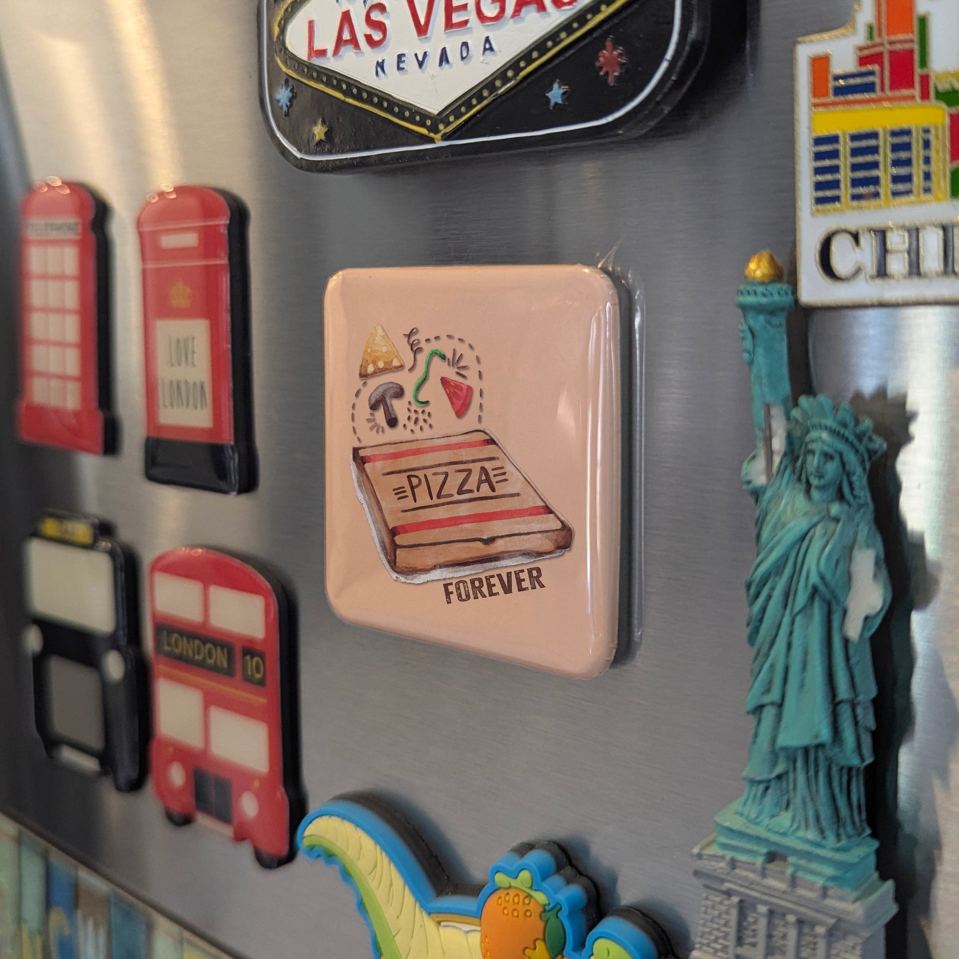 Pizza Forever Fridge Magnet - PhiloPerse
