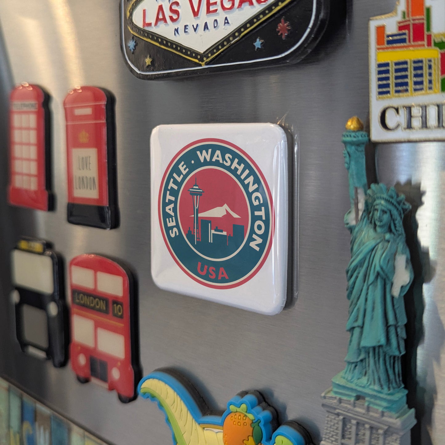 Seattle Washington Fridge Magnet - PhiloPerse