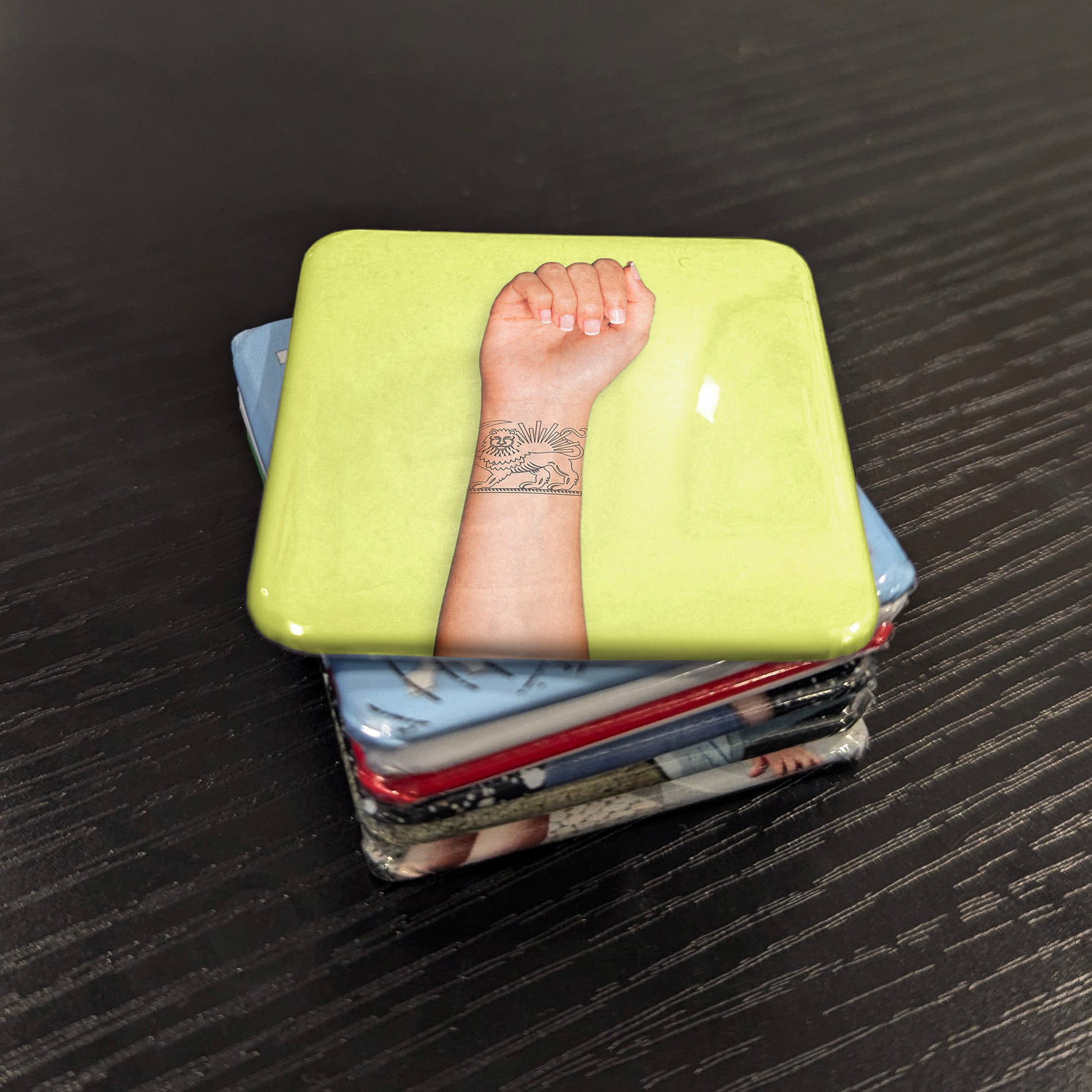 Lion and Sun Tattoo Fridge Magnet - PhiloPerse
