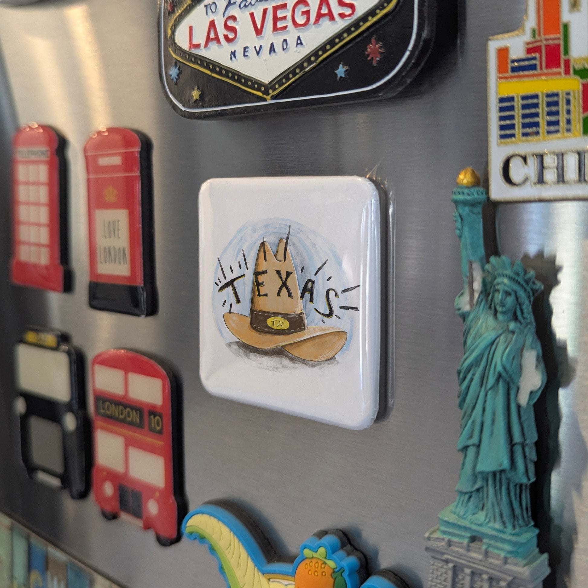 Texas Hat Fridge Magnet - PhiloPerse