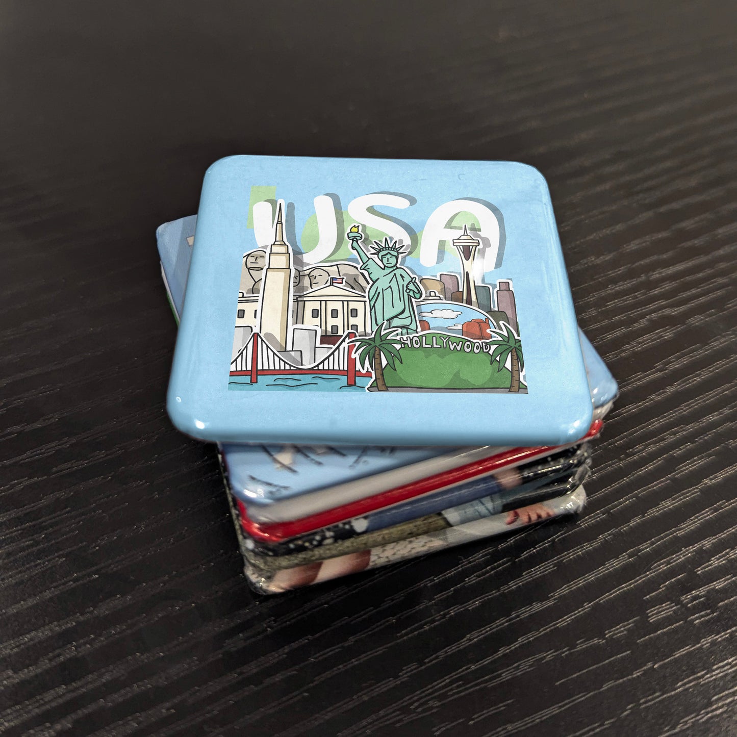 USA Landmarks Fridge Magnet - PhiloPerse
