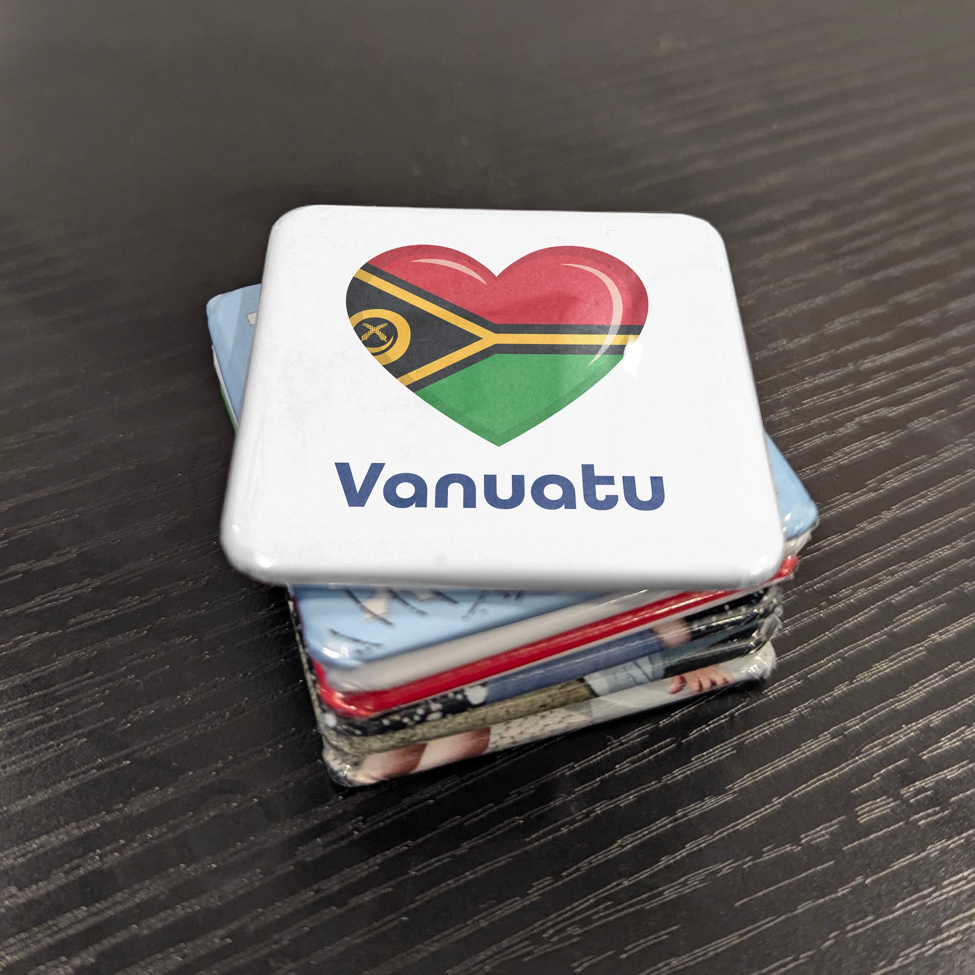 Vanuatu Flag Fridge Magnet - PhiloPerse