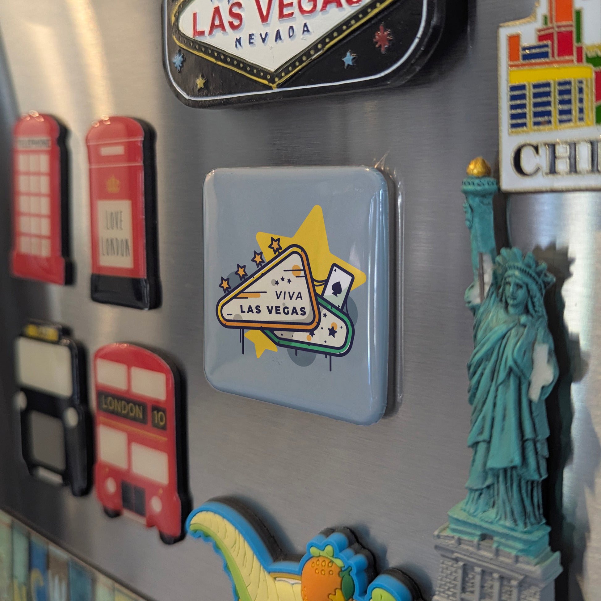 Viva Las Vegas Fridge Magnet - PhiloPerse