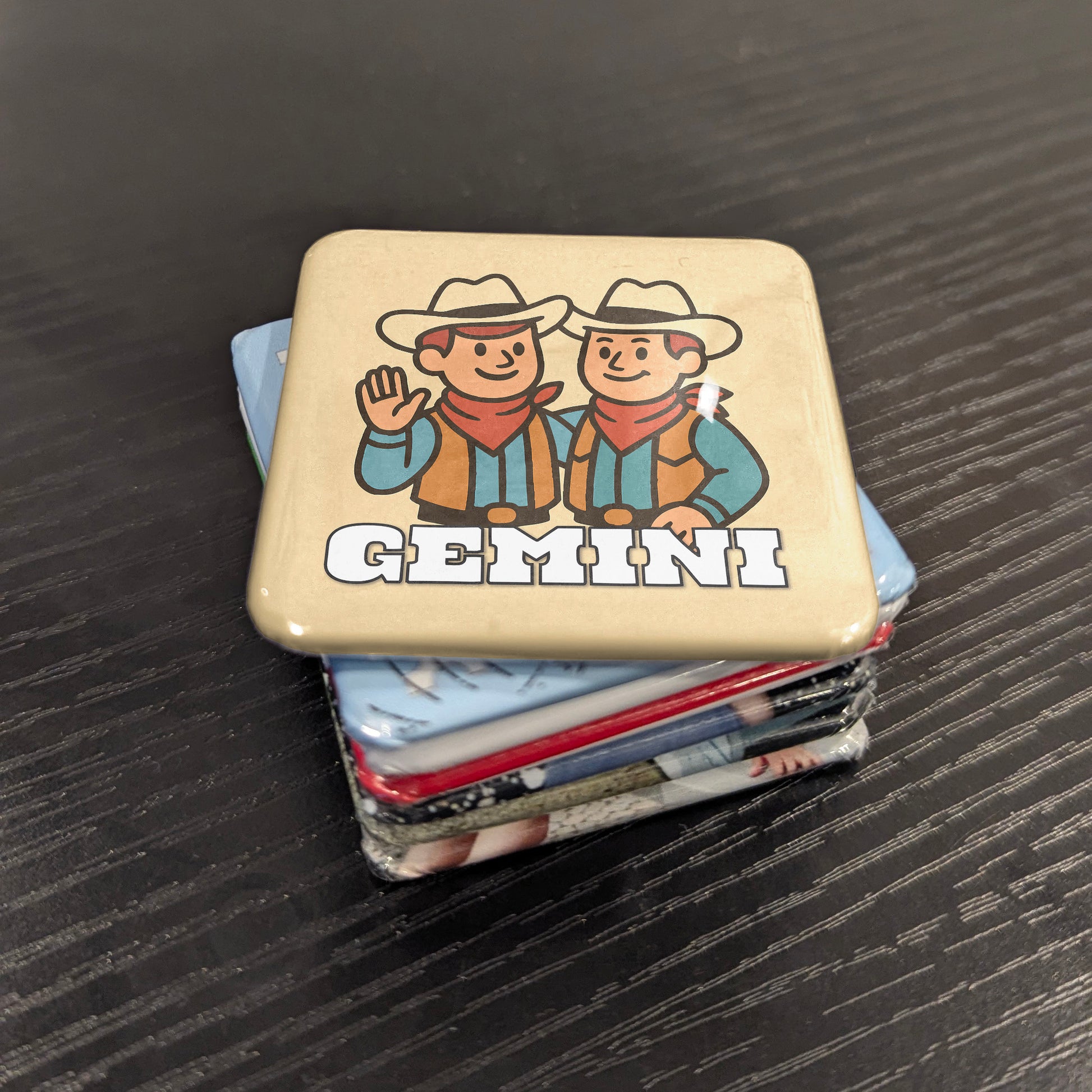 Western Gemini Zodiac Fridge Magnet - PhiloPerse
