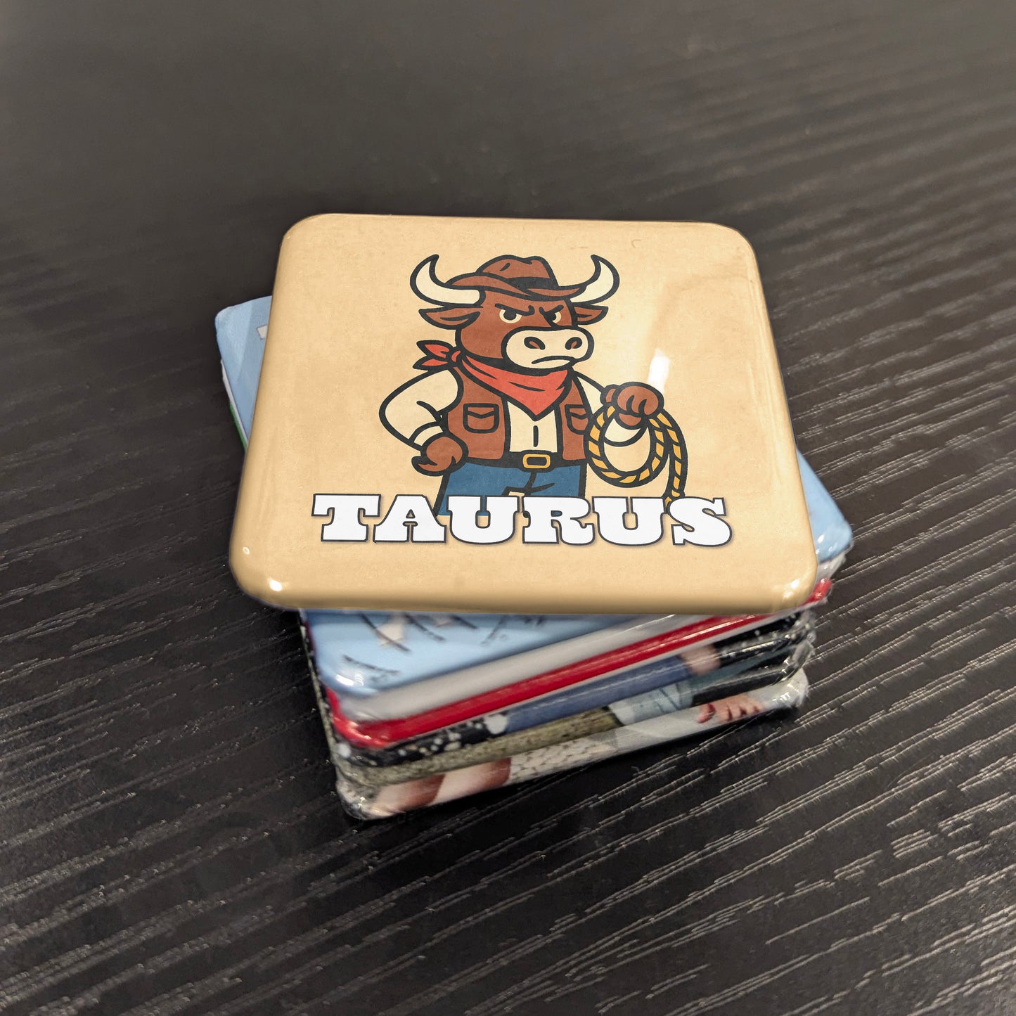 Western Taurus Zodiac Fridge Magnet - PhiloPerse