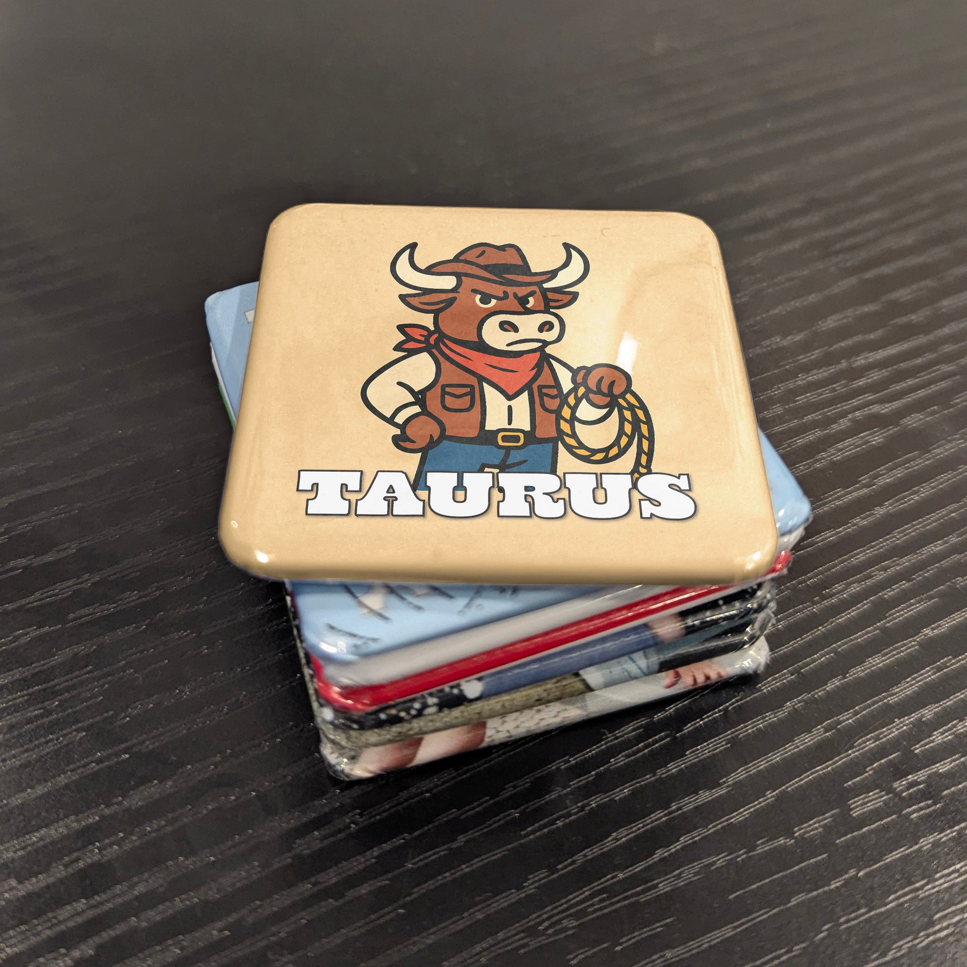 Western Taurus Zodiac Fridge Magnet - PhiloPerse