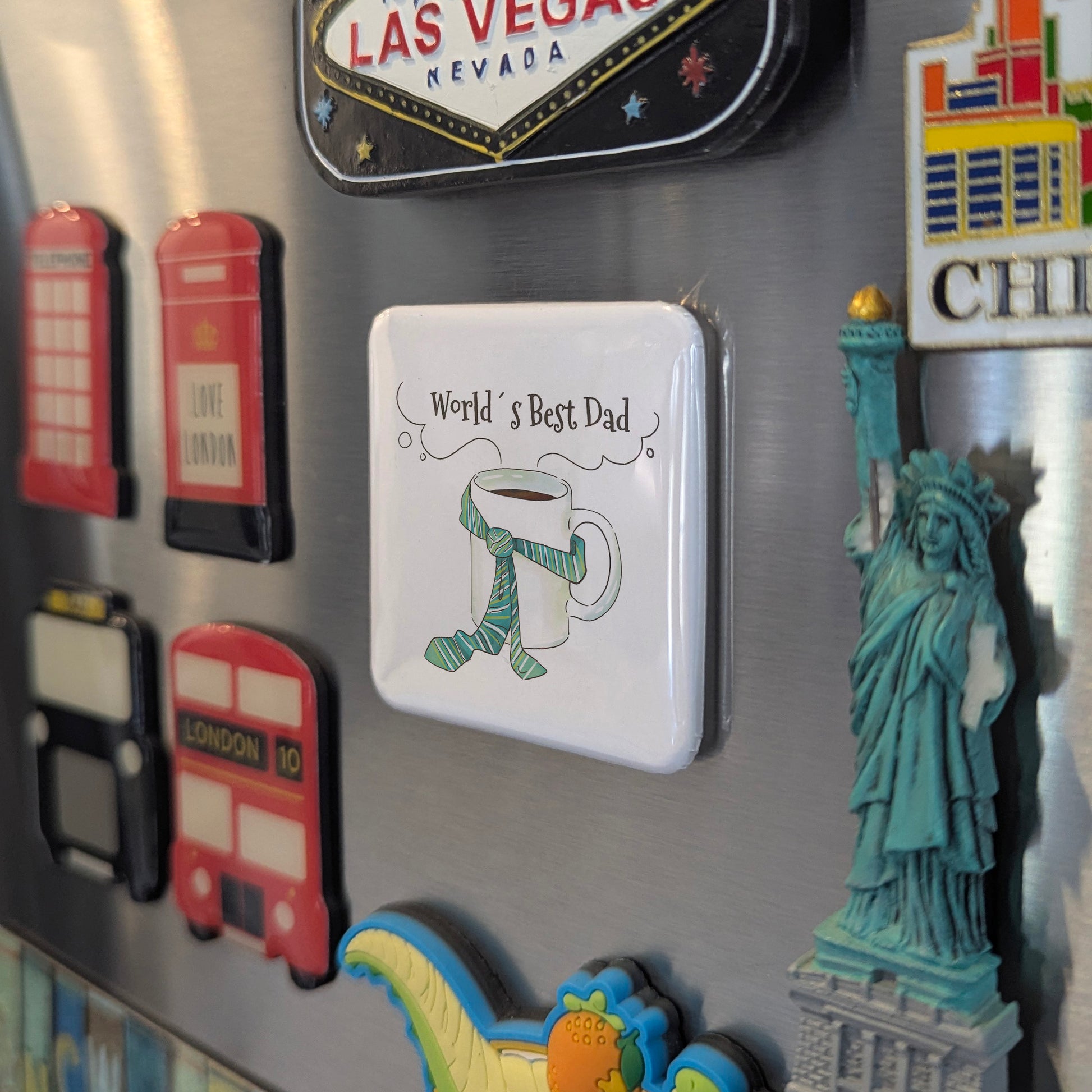World's Best Dad Fridge Magnet - PhiloPerse