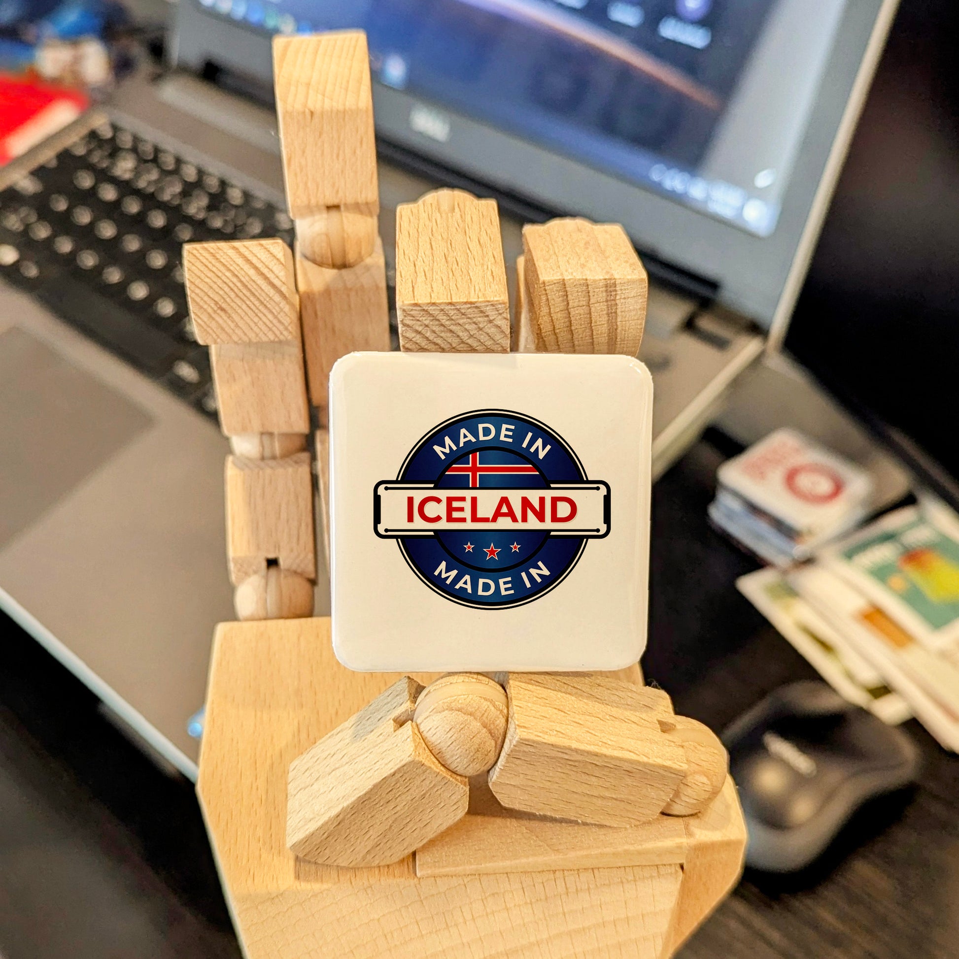 Made in Iceland Fridge Magnet - PhiloPerse