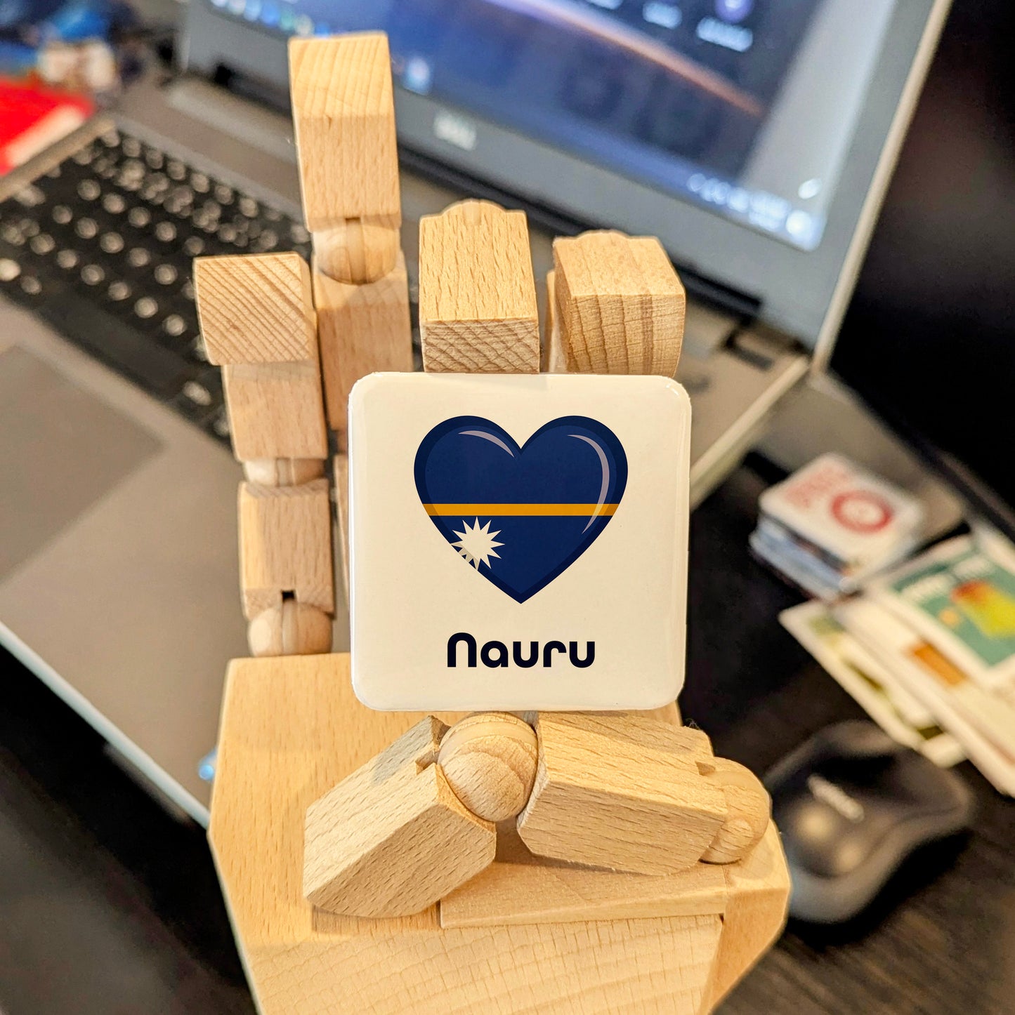 Nauru Flag Fridge Magnet - PhiloPerse