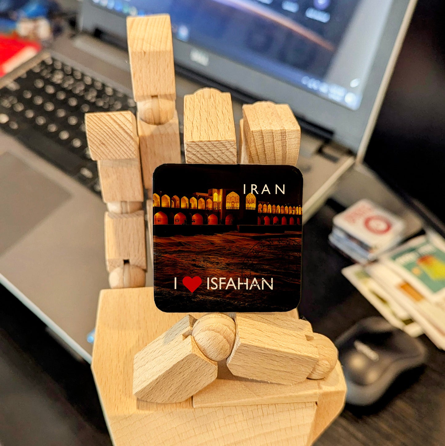 I Love Isfahan Fridge Magnet - PhiloPerse