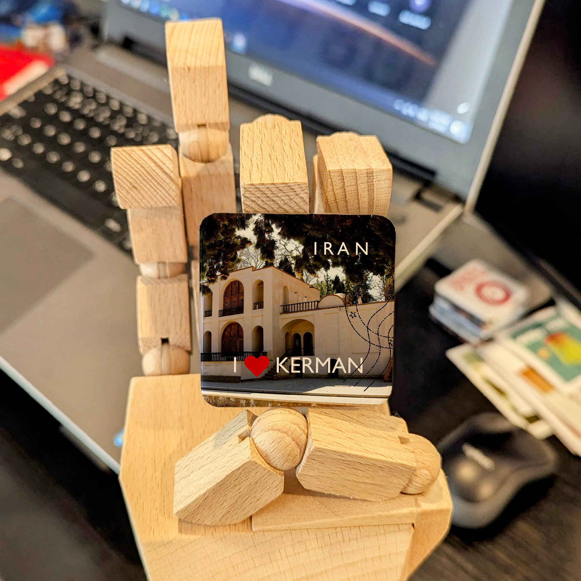I Love Kerman Fridge Magnet - PhiloPerse