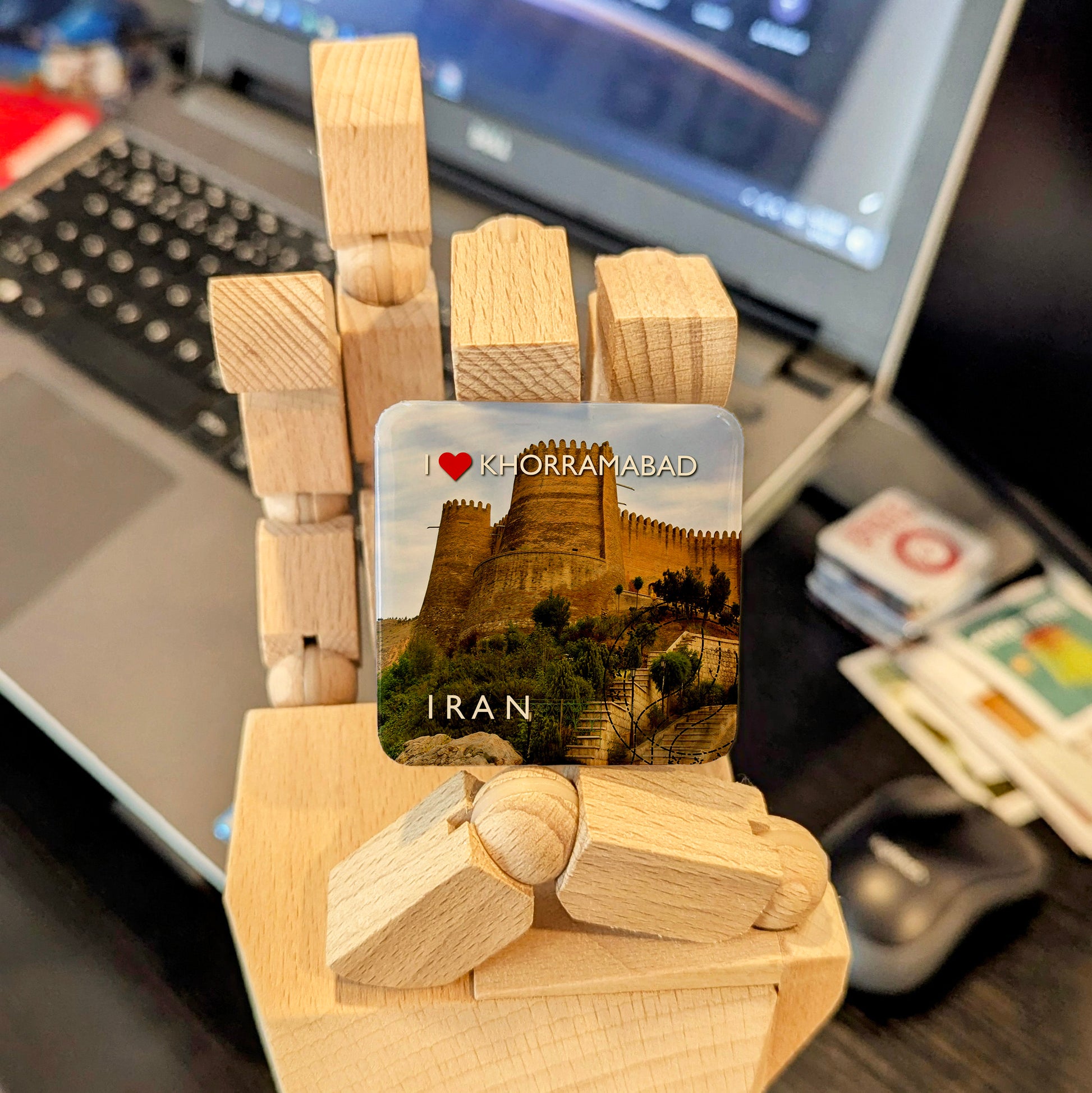 I Love Khorramabad Fridge Magnet - PhiloPerse