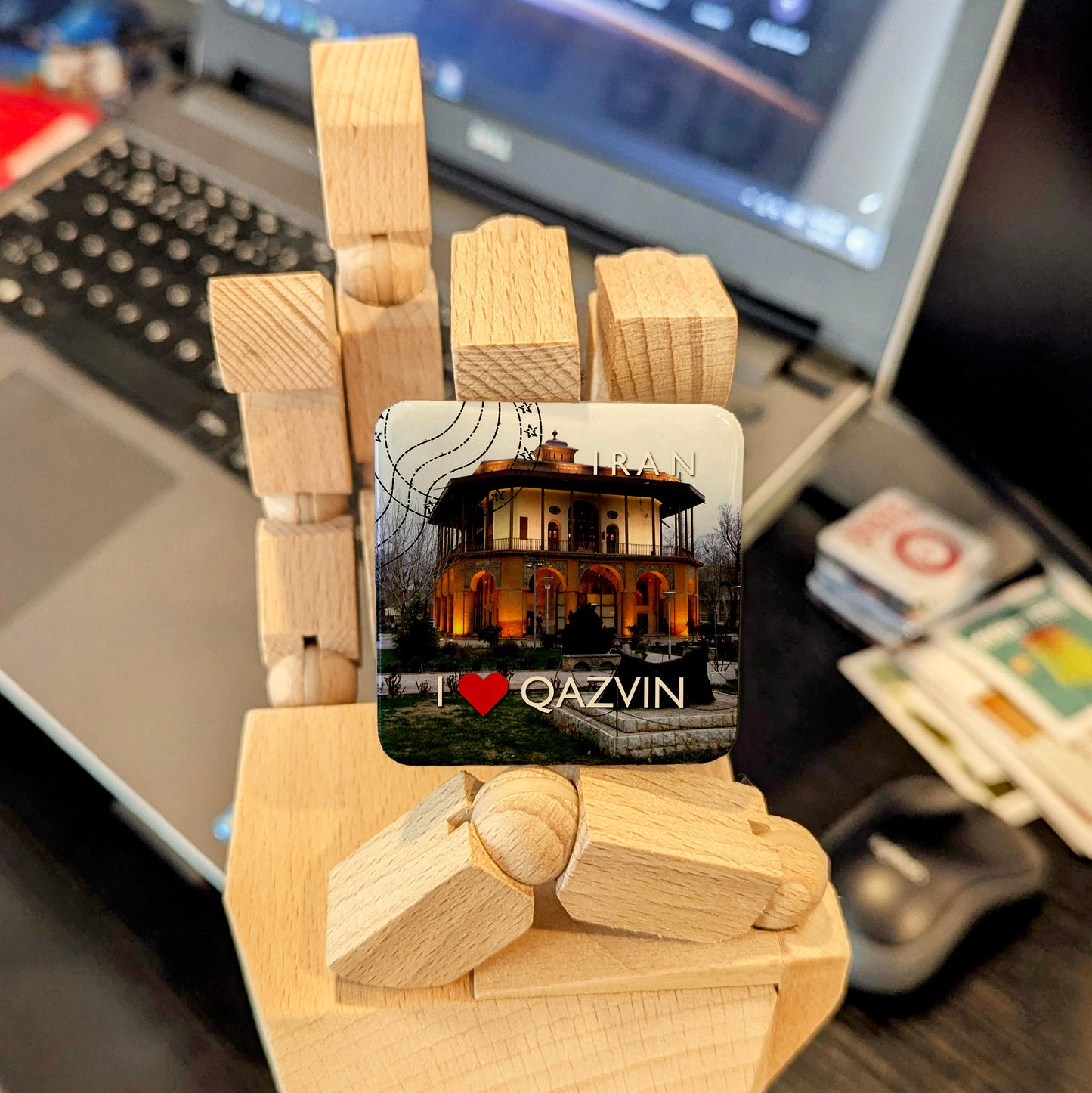 I Love Qazvin Fridge Magnet - PhiloPerse