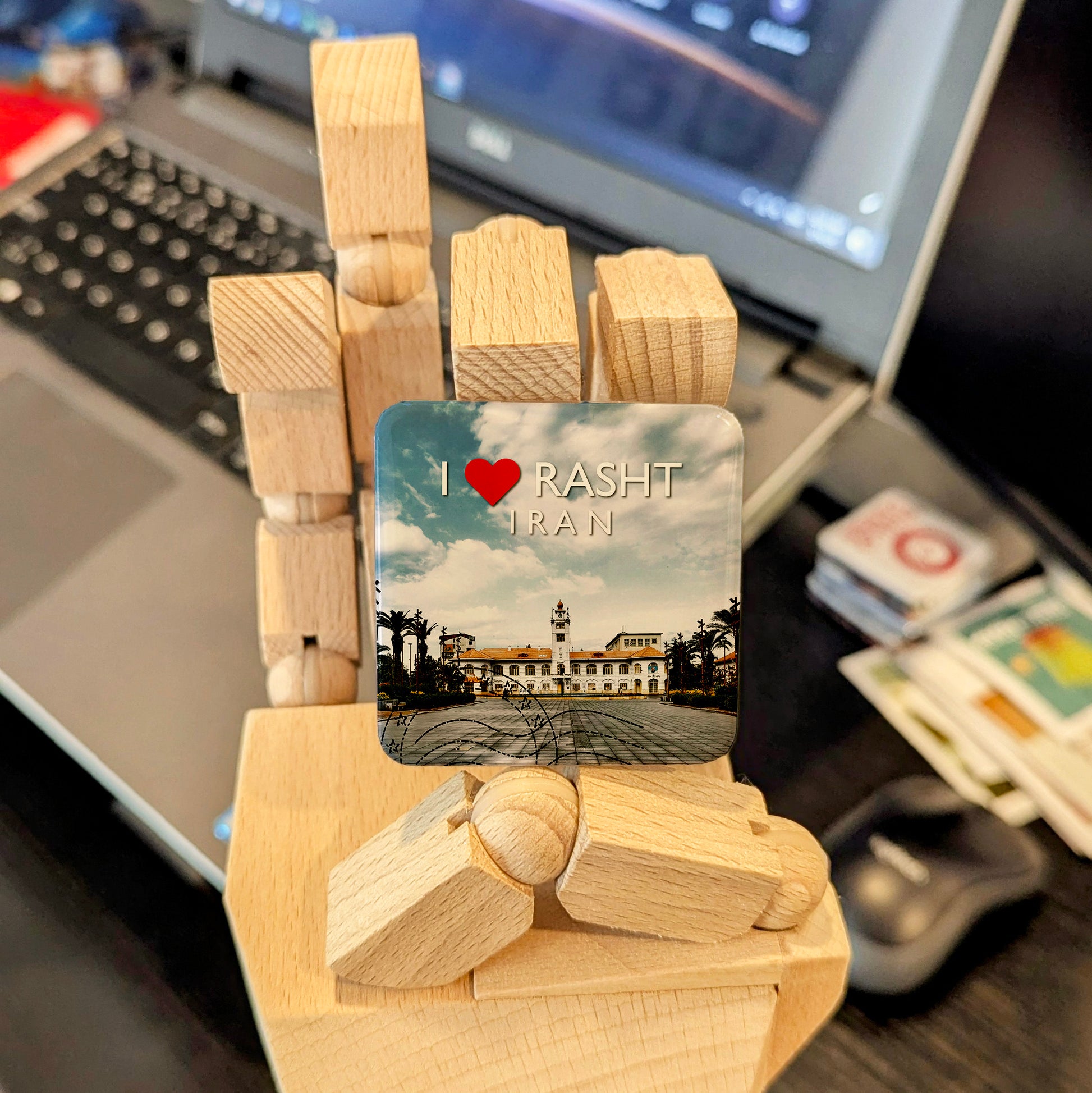 I Love Rasht Fridge Magnet - PhiloPerse