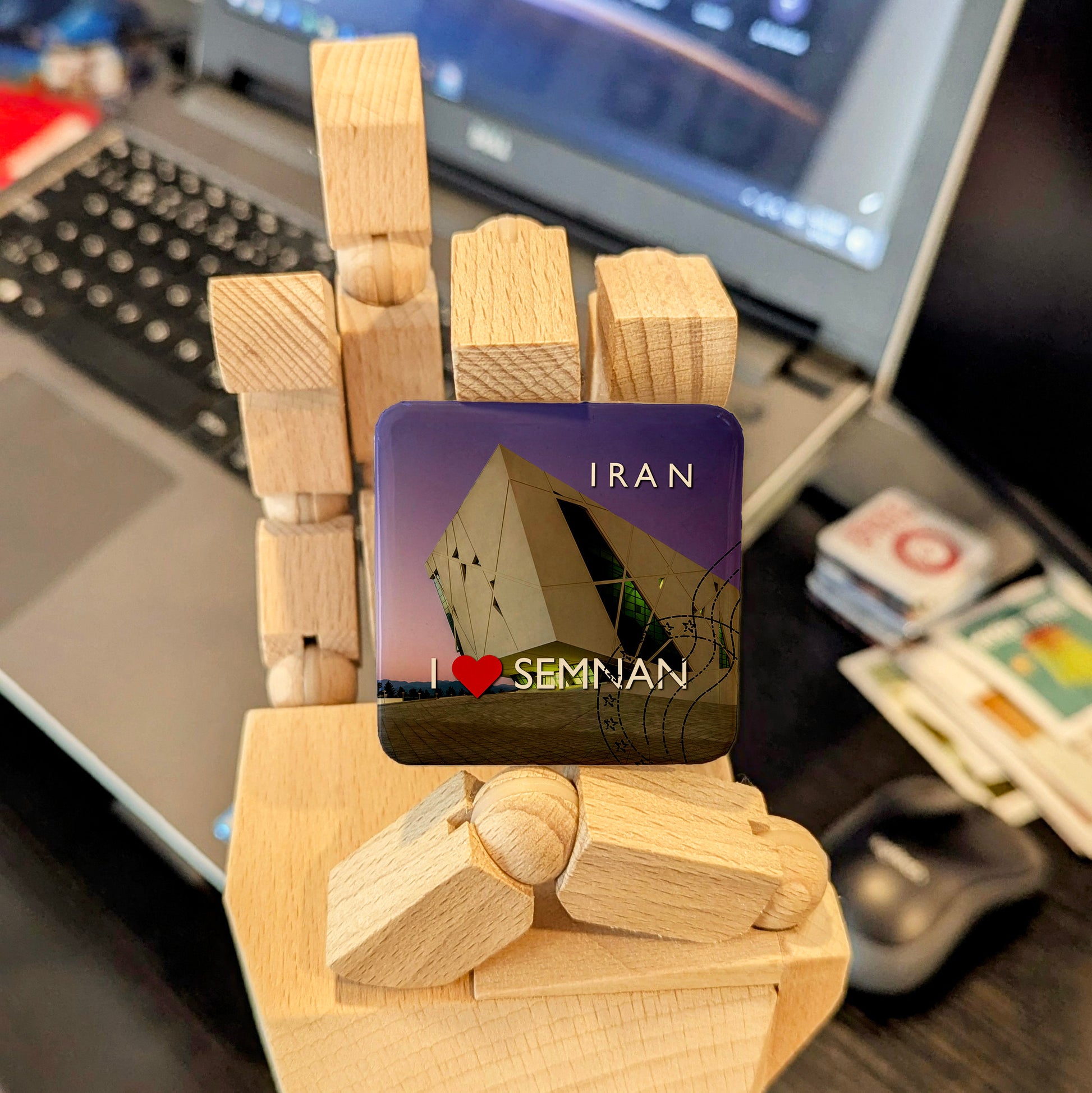 I Love Semnan Fridge Magnet - PhiloPerse