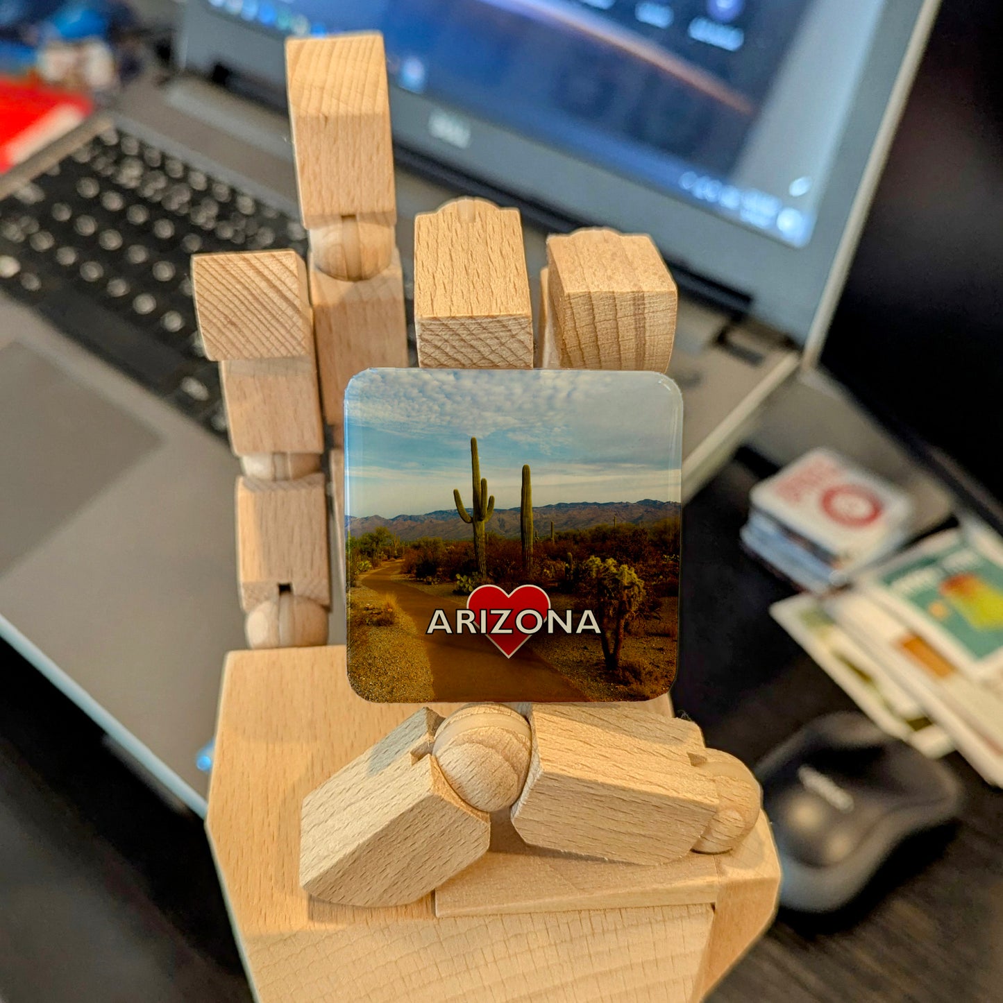 Arizona View Fridge Magnet - PhiloPerse
