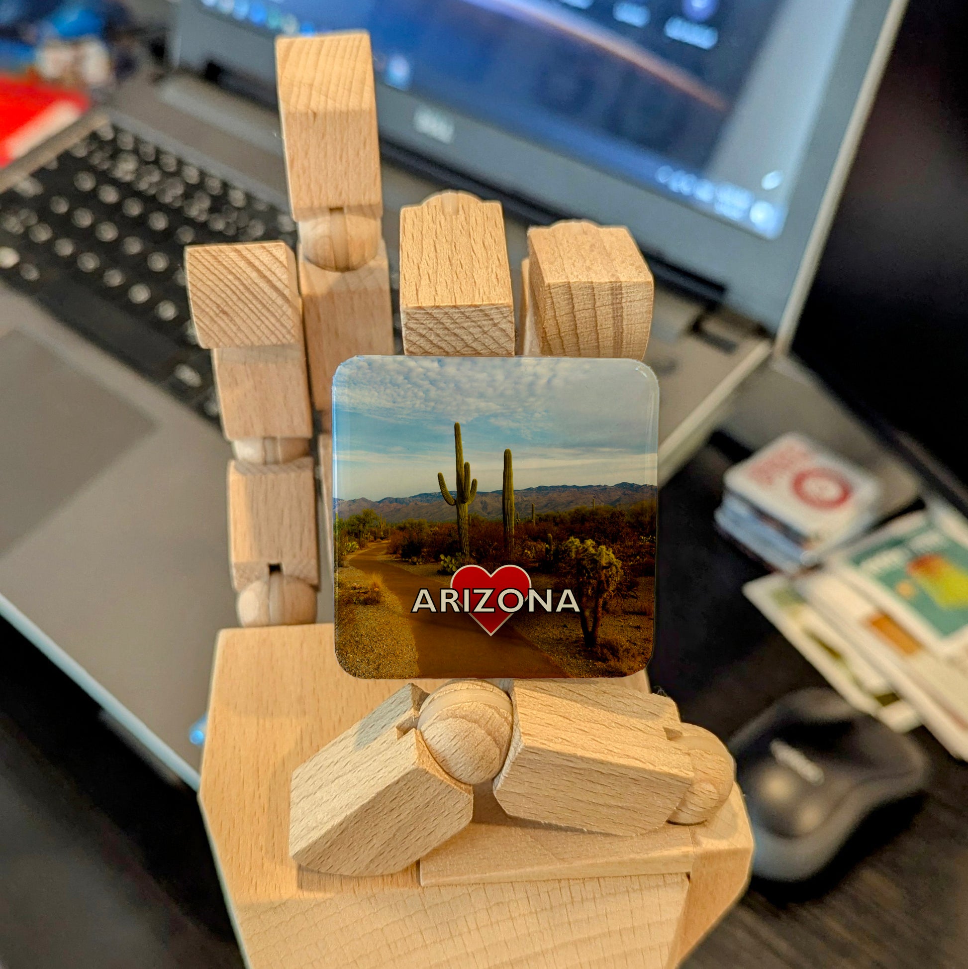 Arizona View Fridge Magnet - PhiloPerse