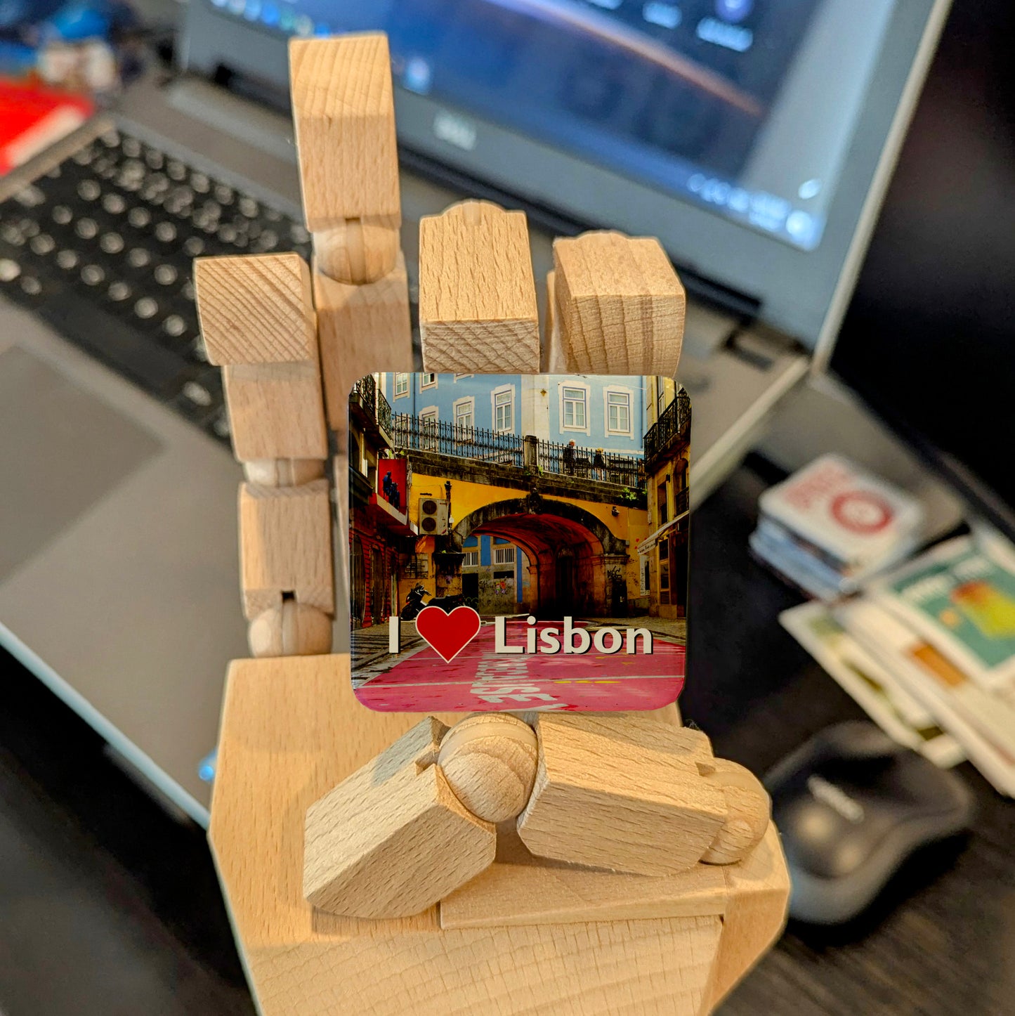 I Love Lisbon Fridge Magnet - PhiloPerse
