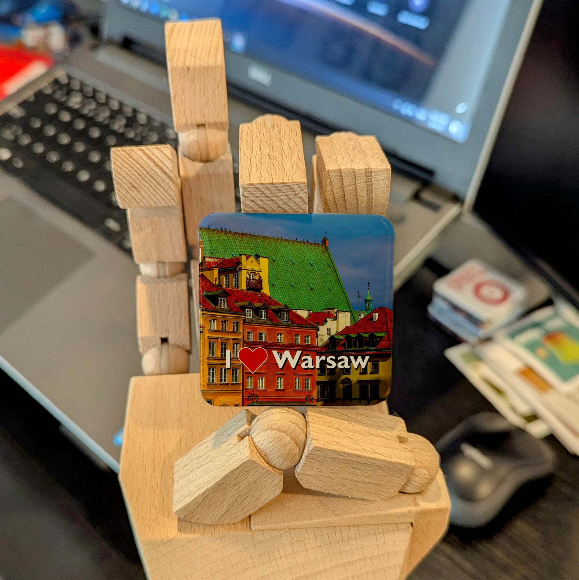 I Love Warsaw Fridge Magnet - PhiloPerse