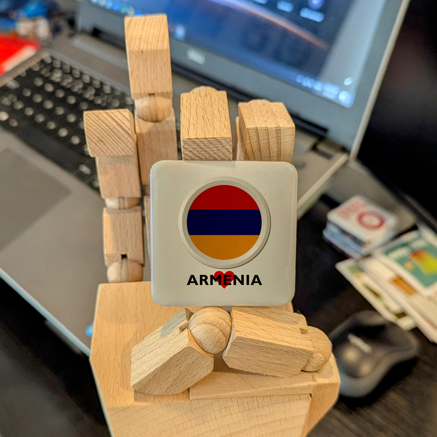I Love Armenia Fridge Magnet - PhiloPerse