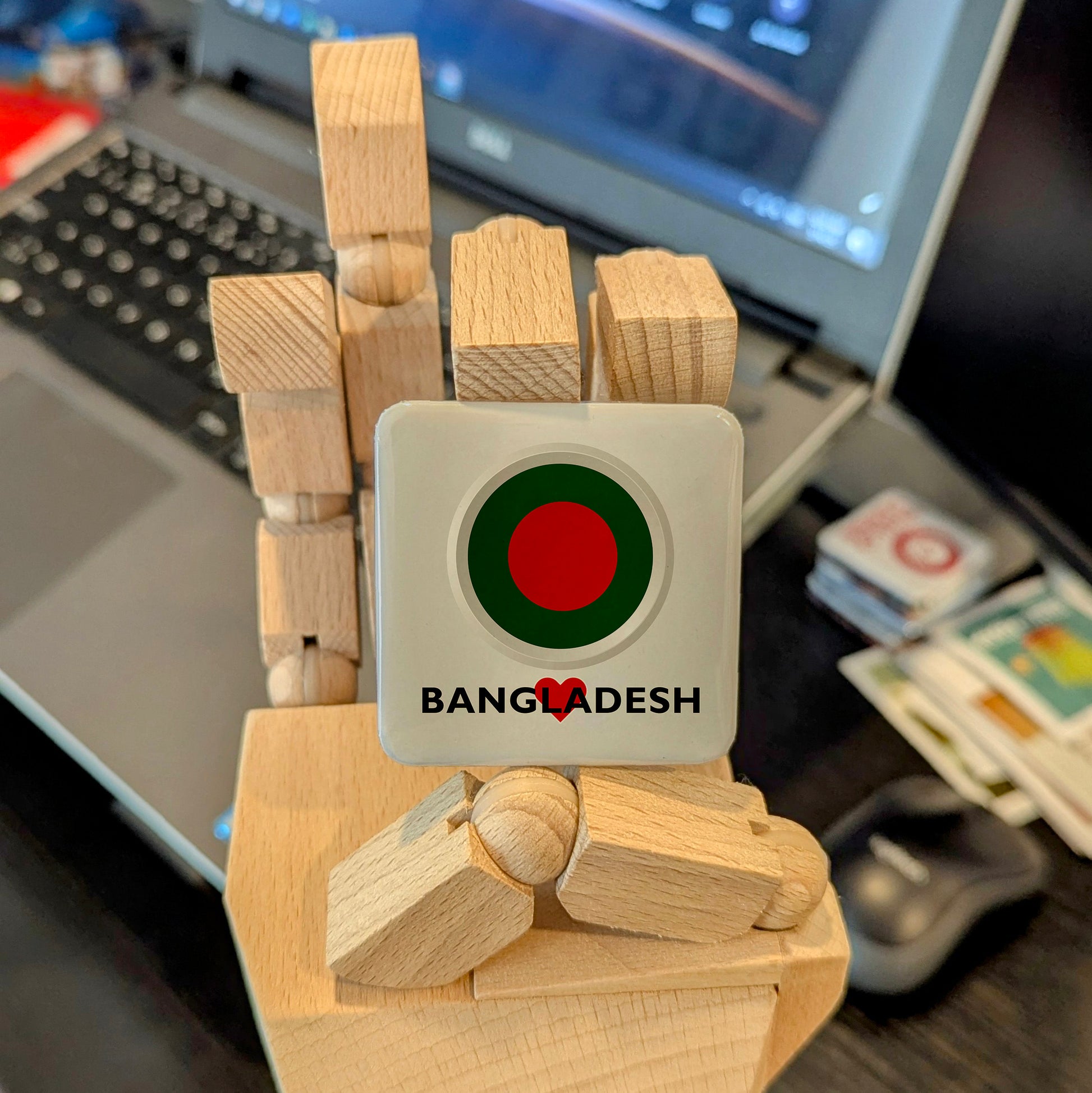 I Love Bangladesh Fridge Magnet - PhiloPerse
