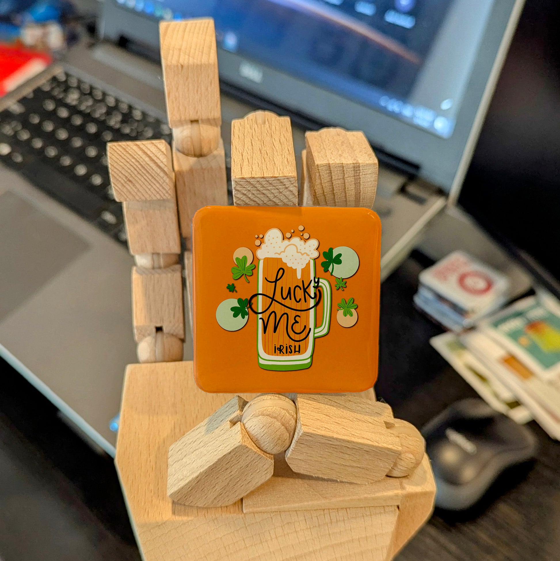 Lucky Me Irish Fridge Magnet - PhiloPerse